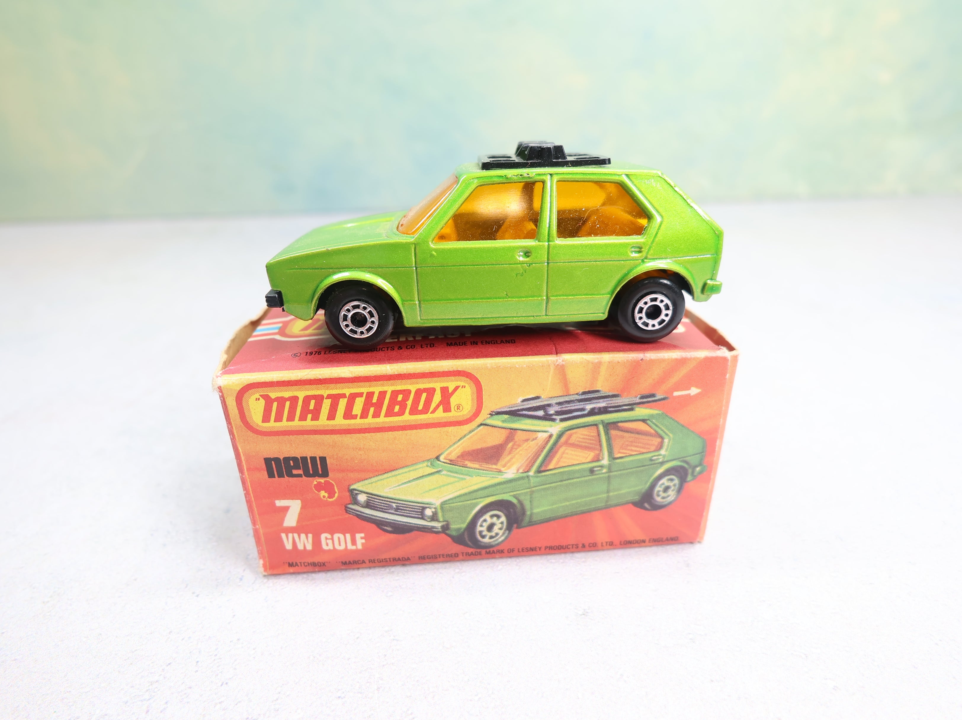 USED Matchbox 7 VW Golf 1976 w/ Box