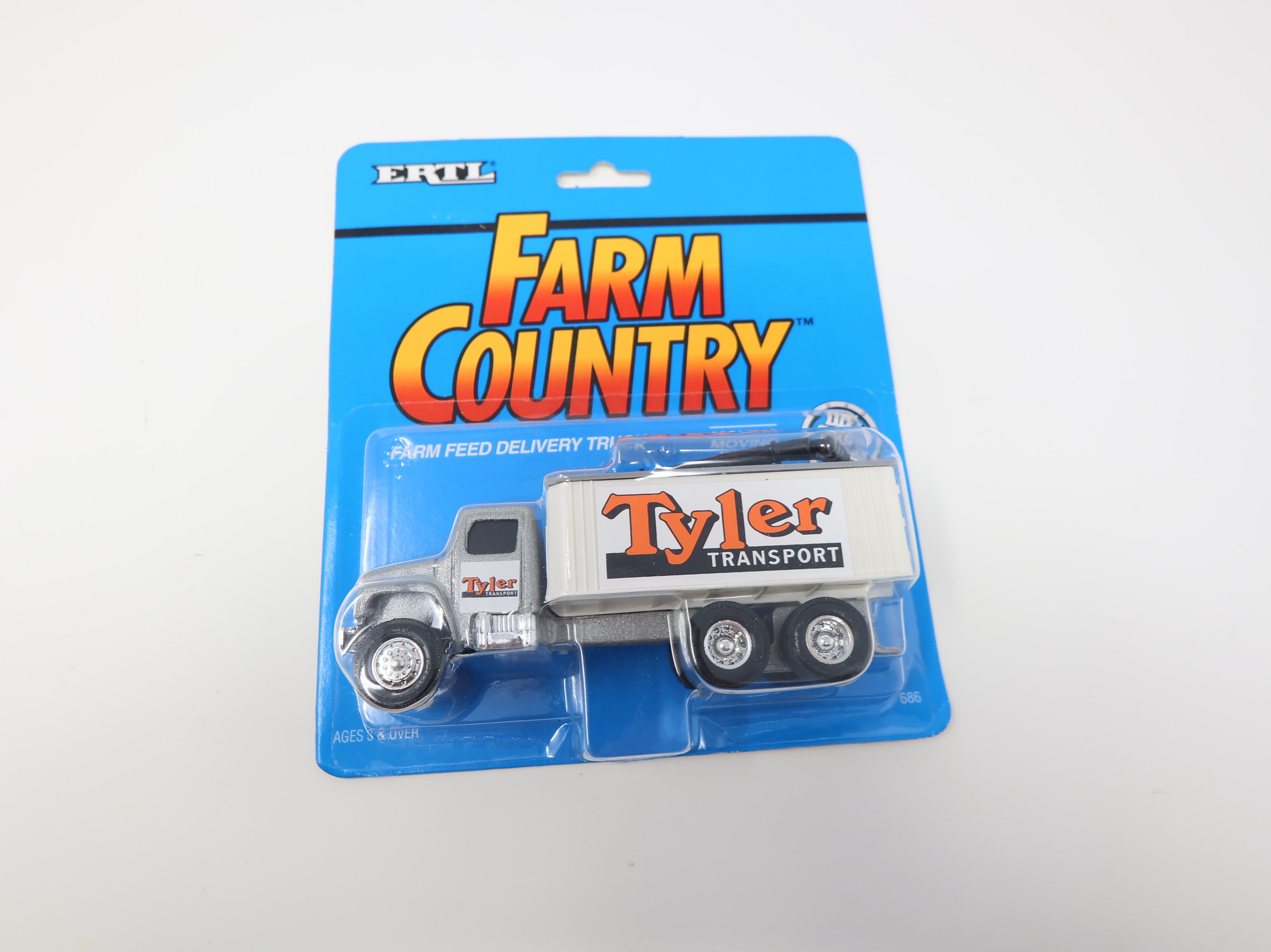 USED ERTL 686 Farm Feed Delivery Truck Tyler Transport Diecast Metal (Sealed) Farm Country