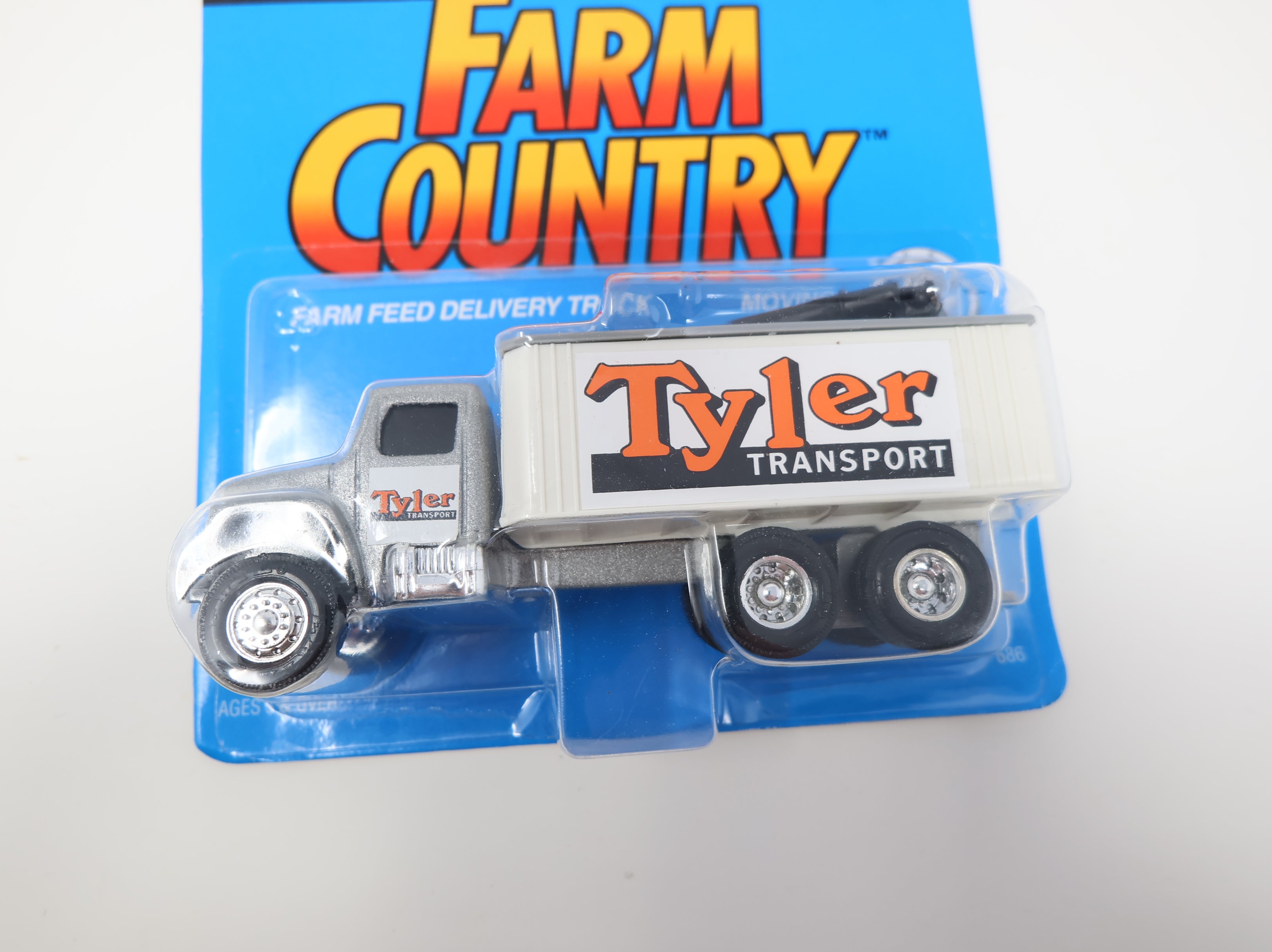 USED ERTL 686 Farm Feed Delivery Truck Tyler Transport Diecast Metal (Sealed) Farm Country