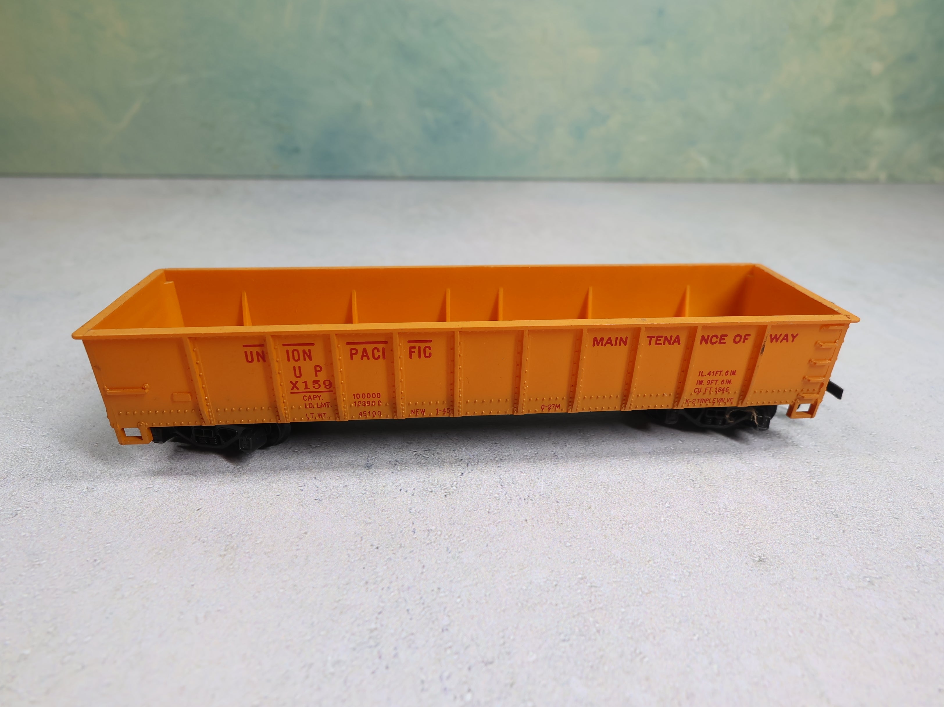 USED Tyco HO Scale Gondola Union Pacific UP #X159