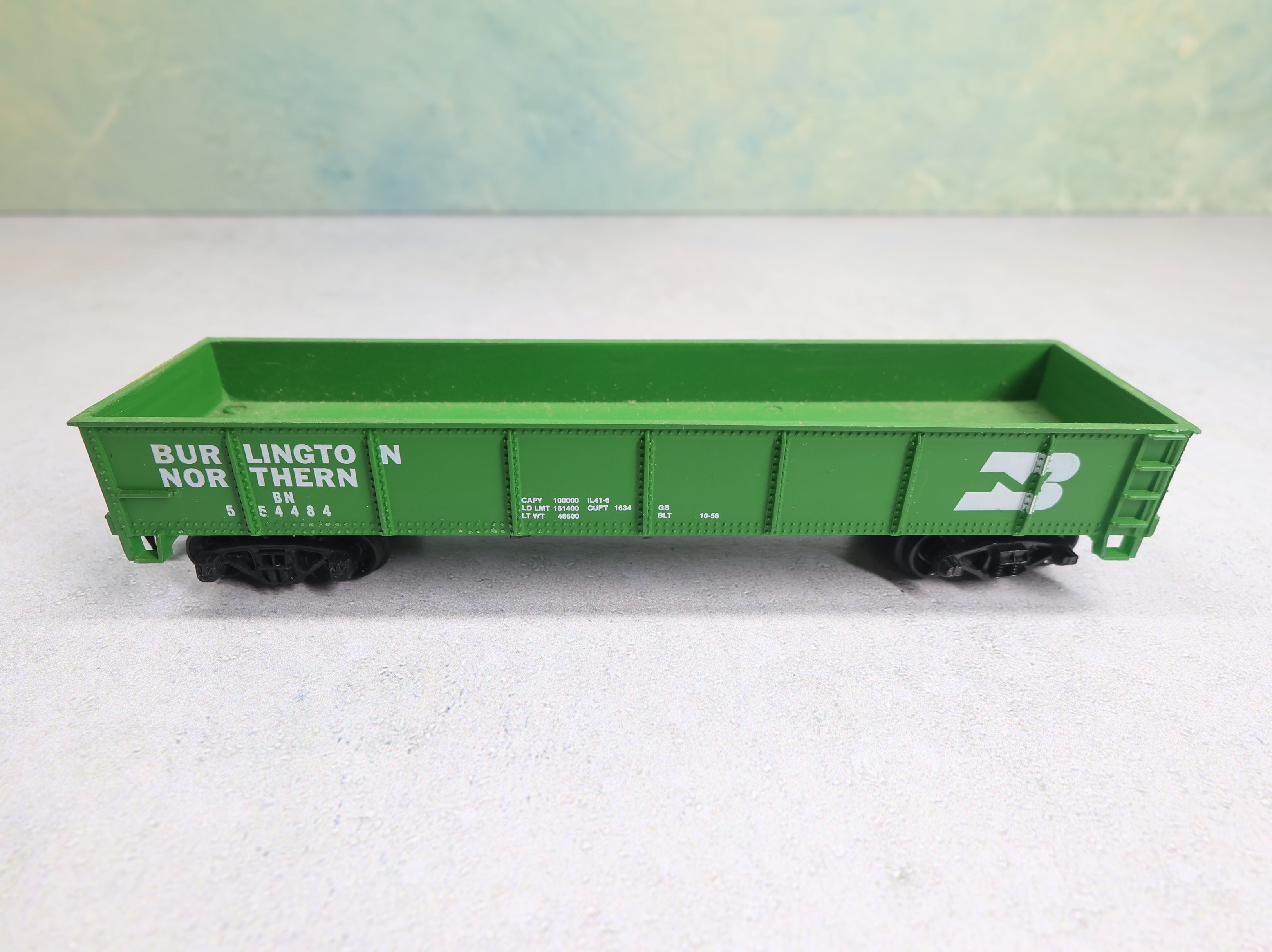 USED Life-Like HO Scale 40' Gondola Burlington Northern BN #554484