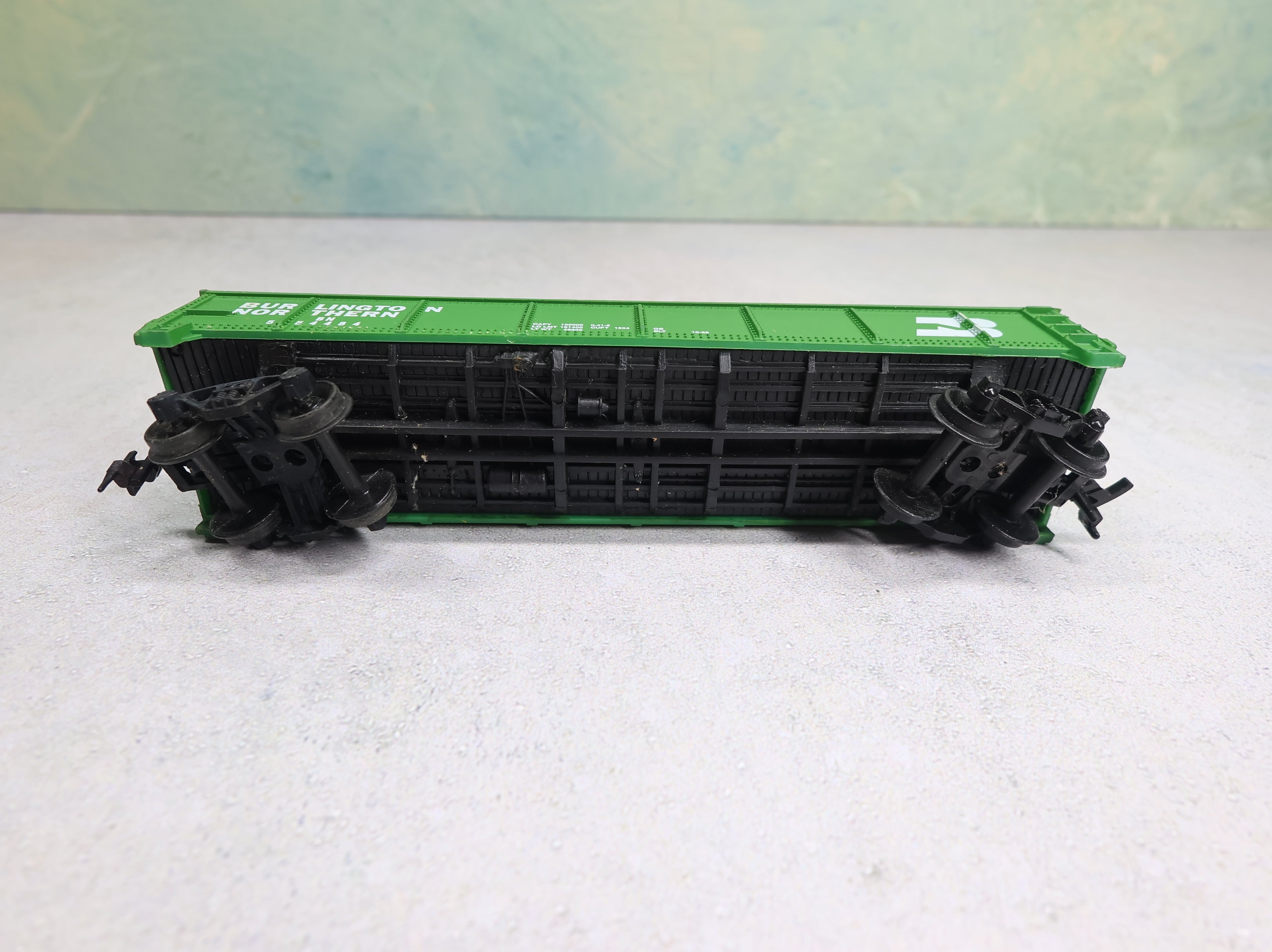 USED Life-Like HO Scale 40' Gondola Burlington Northern BN #554484