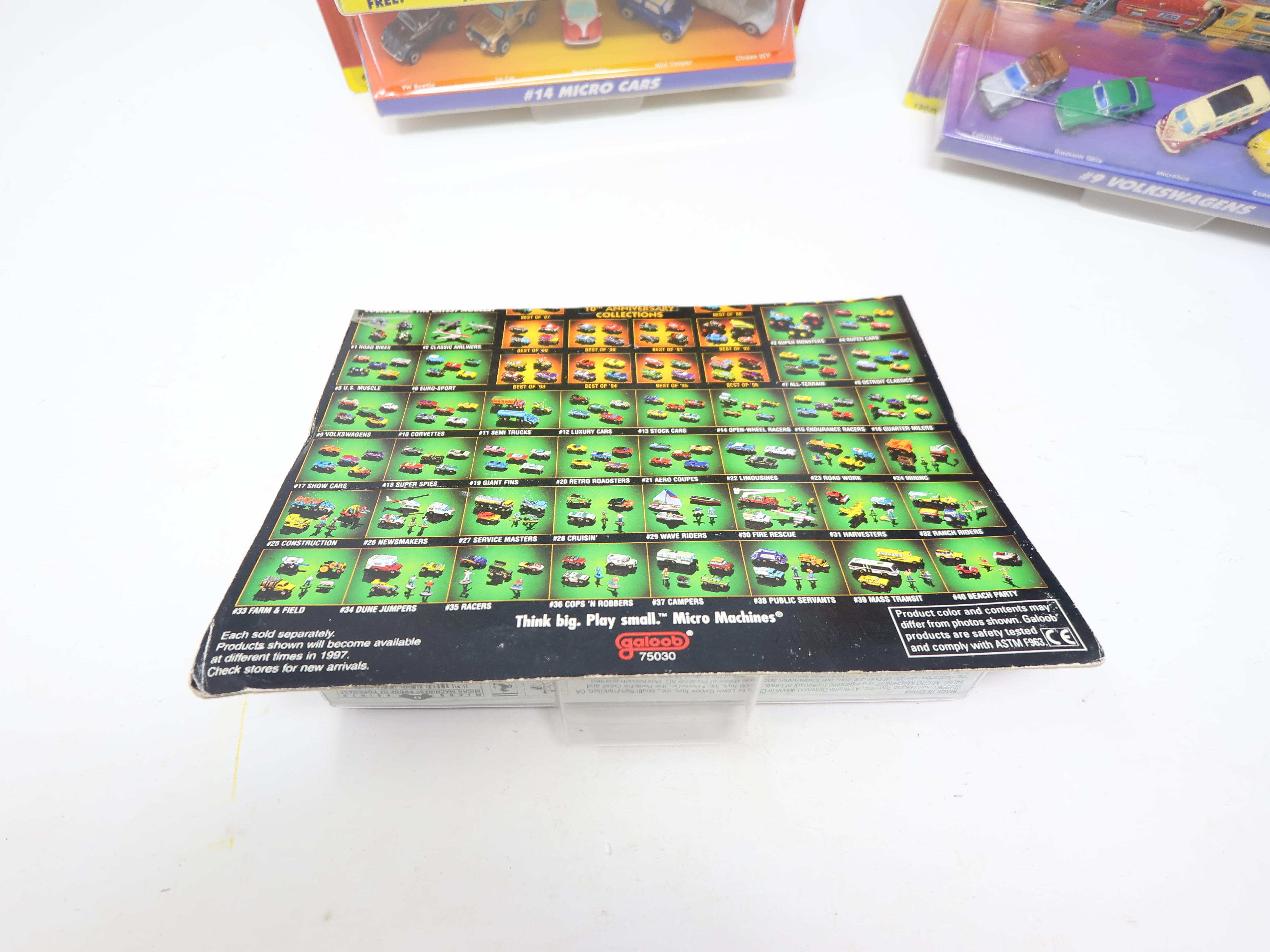 USED MicroMachines , Lot of 20 Micro Cars & Volkswagens (New Old Stock)