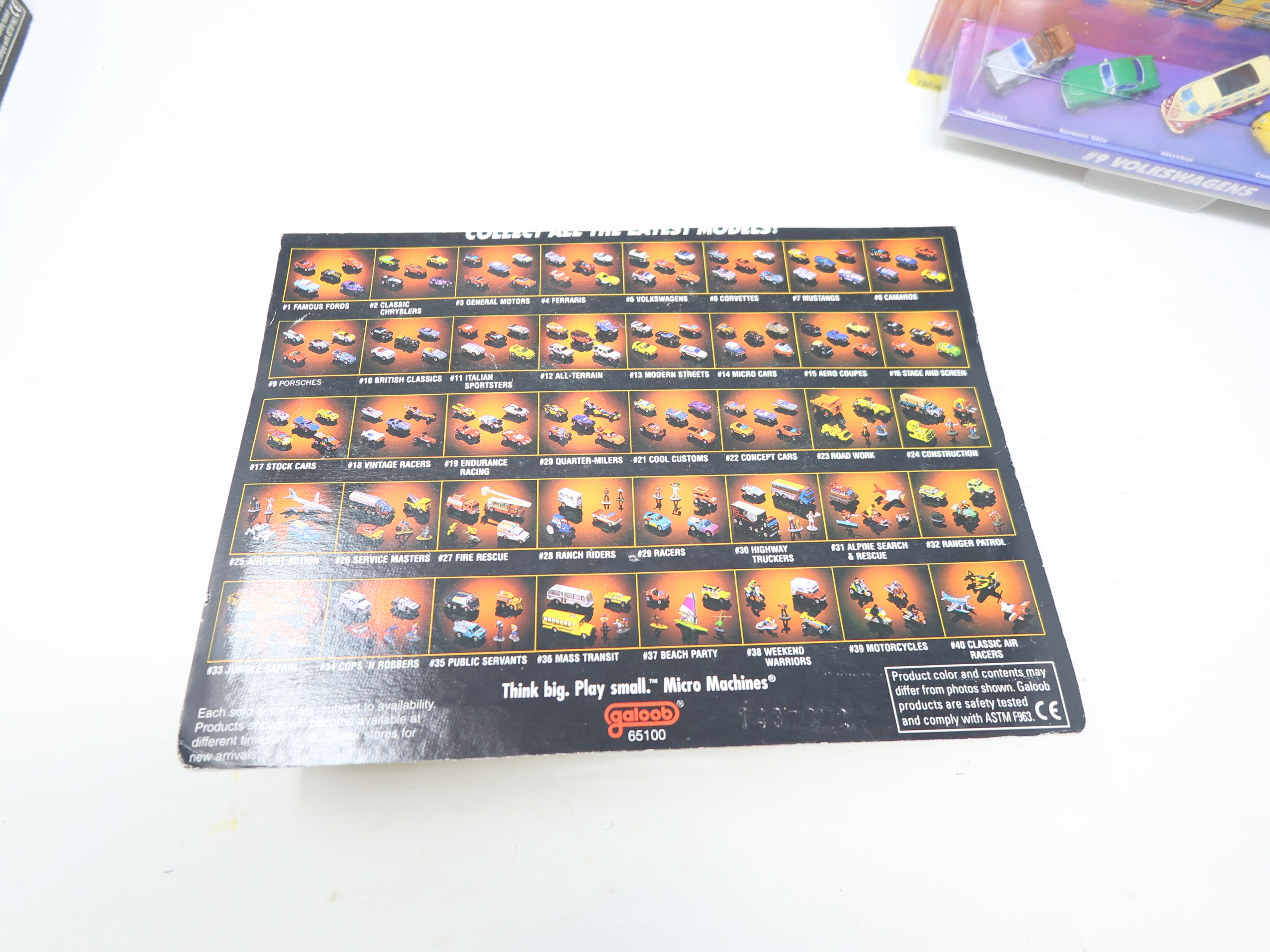 USED MicroMachines , Lot of 20 Micro Cars & Volkswagens (New Old Stock)