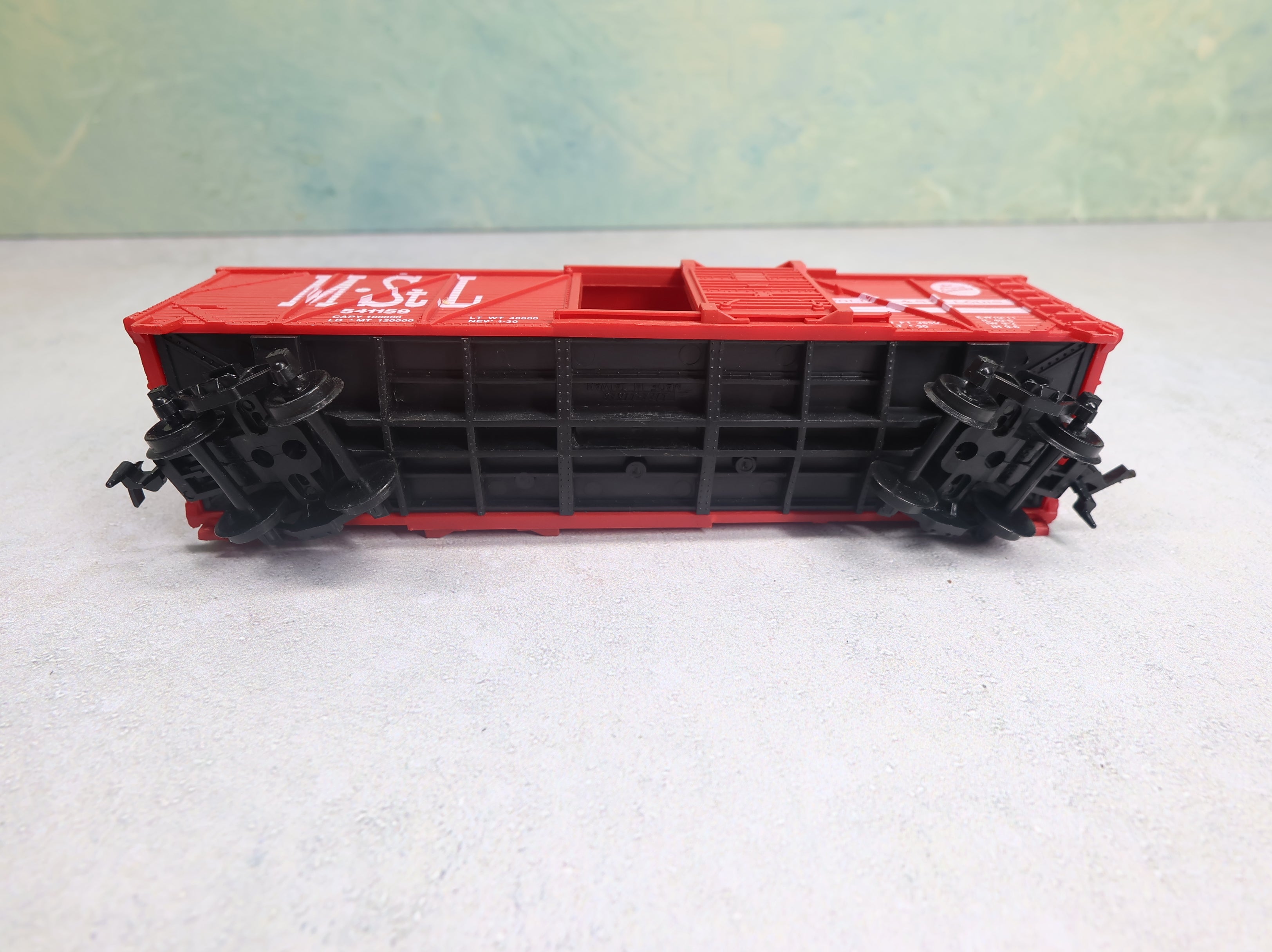 USED Life-Like HO Scale 42' Wooden Box Car Minneapolis & St Louis M&StL #541159