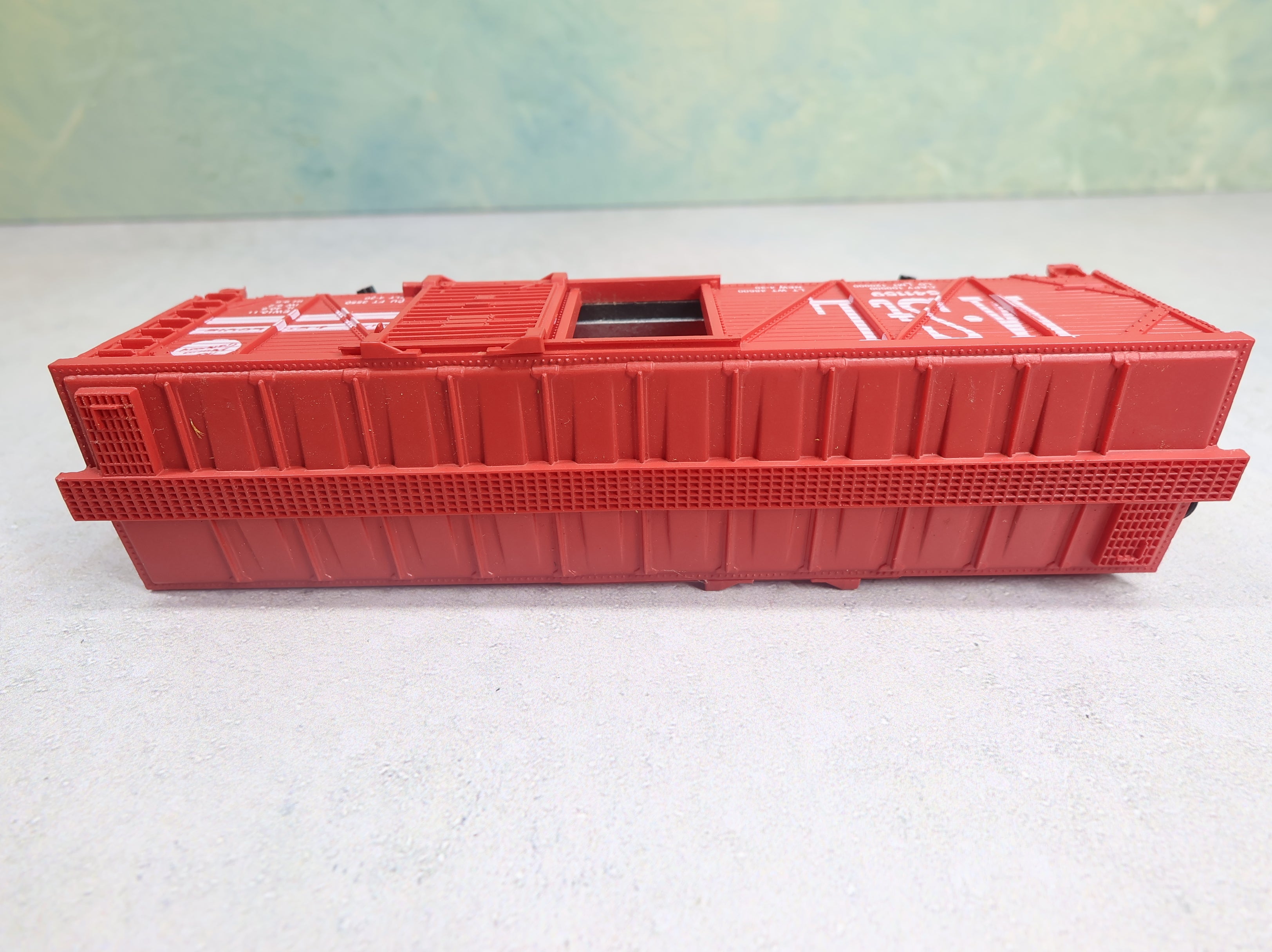 USED Life-Like HO Scale 42' Wooden Box Car Minneapolis & St Louis M&StL #541159