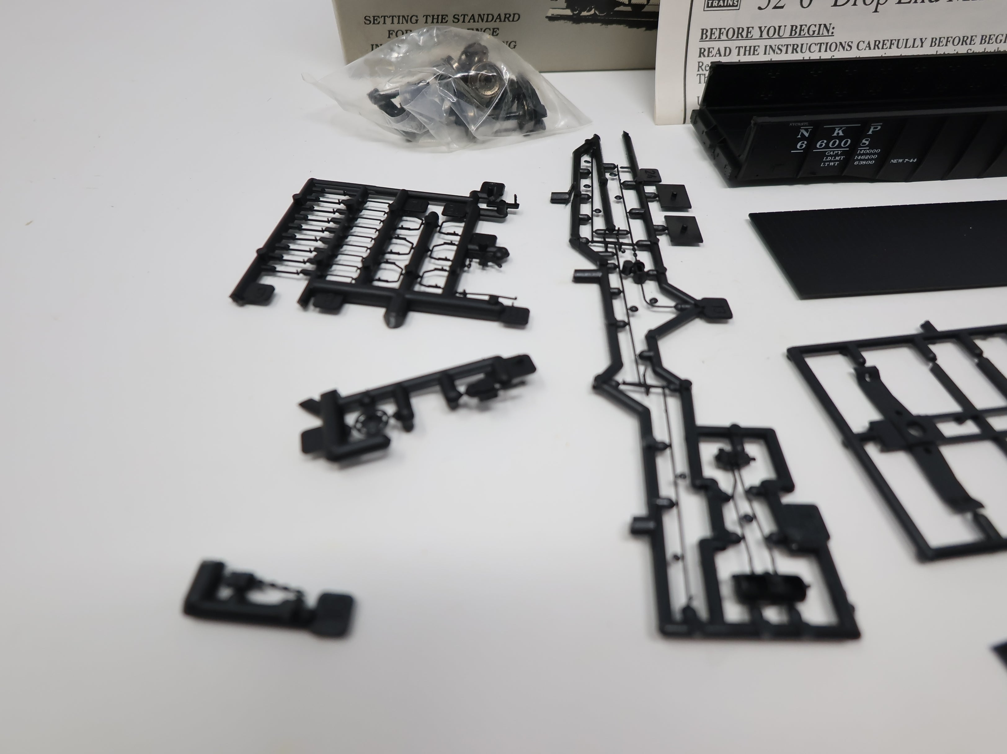 USED Life-Like 8465 HO Scale 52'6" Drop End Mill Gondola Nickel Plate Road NKP #66008 Proto2000 KIT