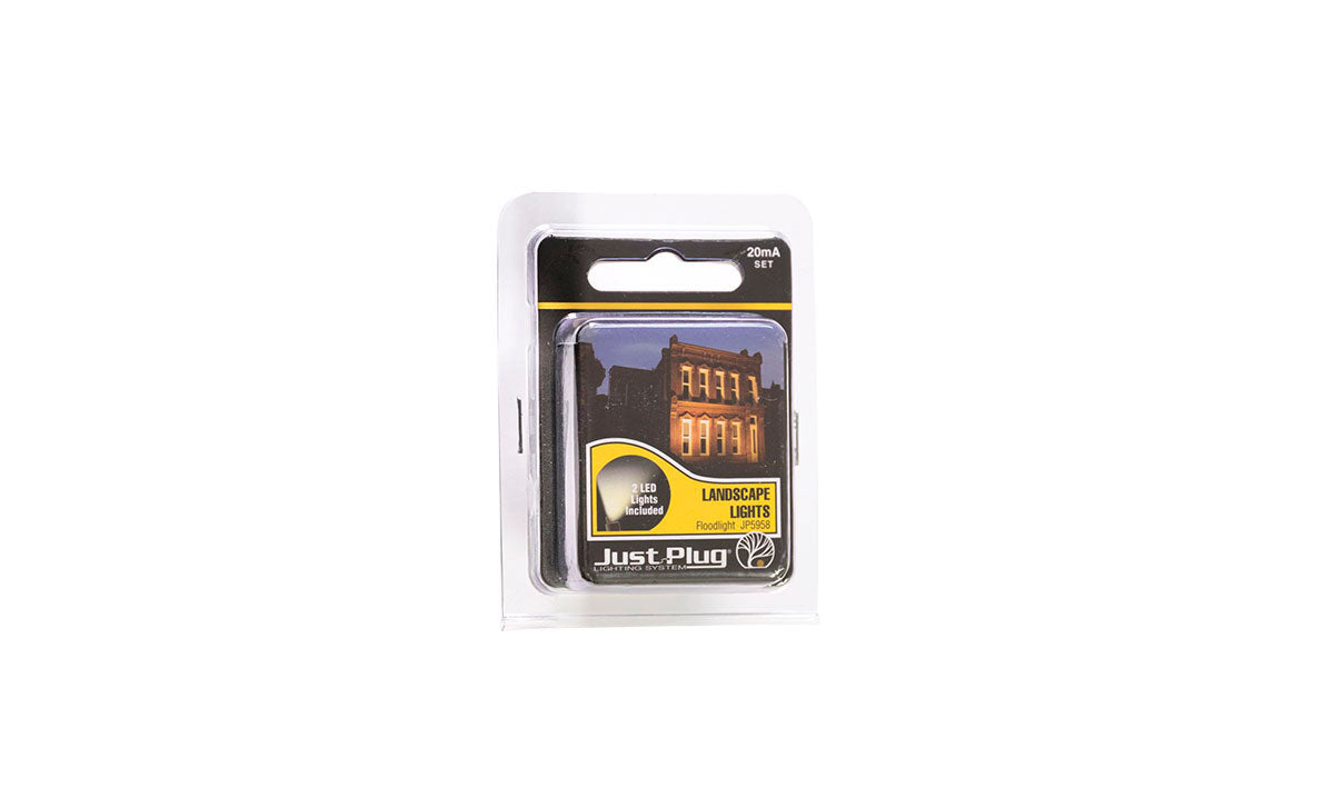 Woodland Scenics 5958 Multi Scale Floodlights, Landscape Lights, 20mA Just Plug (2 pcs)