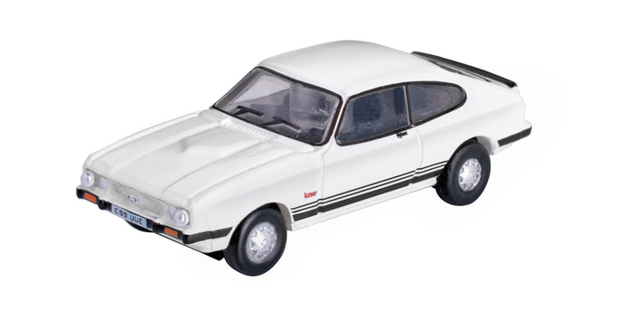 Oxford Diecast NCAP003 N Scale 1978 Ford Capri Mk III - Assembled, White