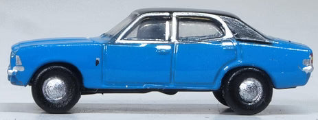 Oxford Diecast NCOR3005 N Scale Electric Monza Blue Cortina MKIII Model Car