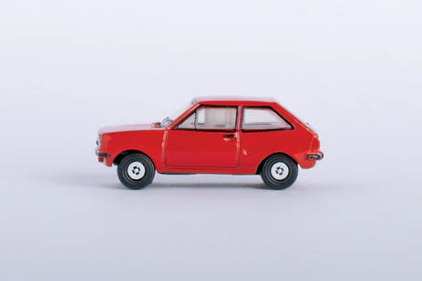 Oxford Diecast NFF001 N Scale Ford Fiesta Mk1 Venetian Red Model Car