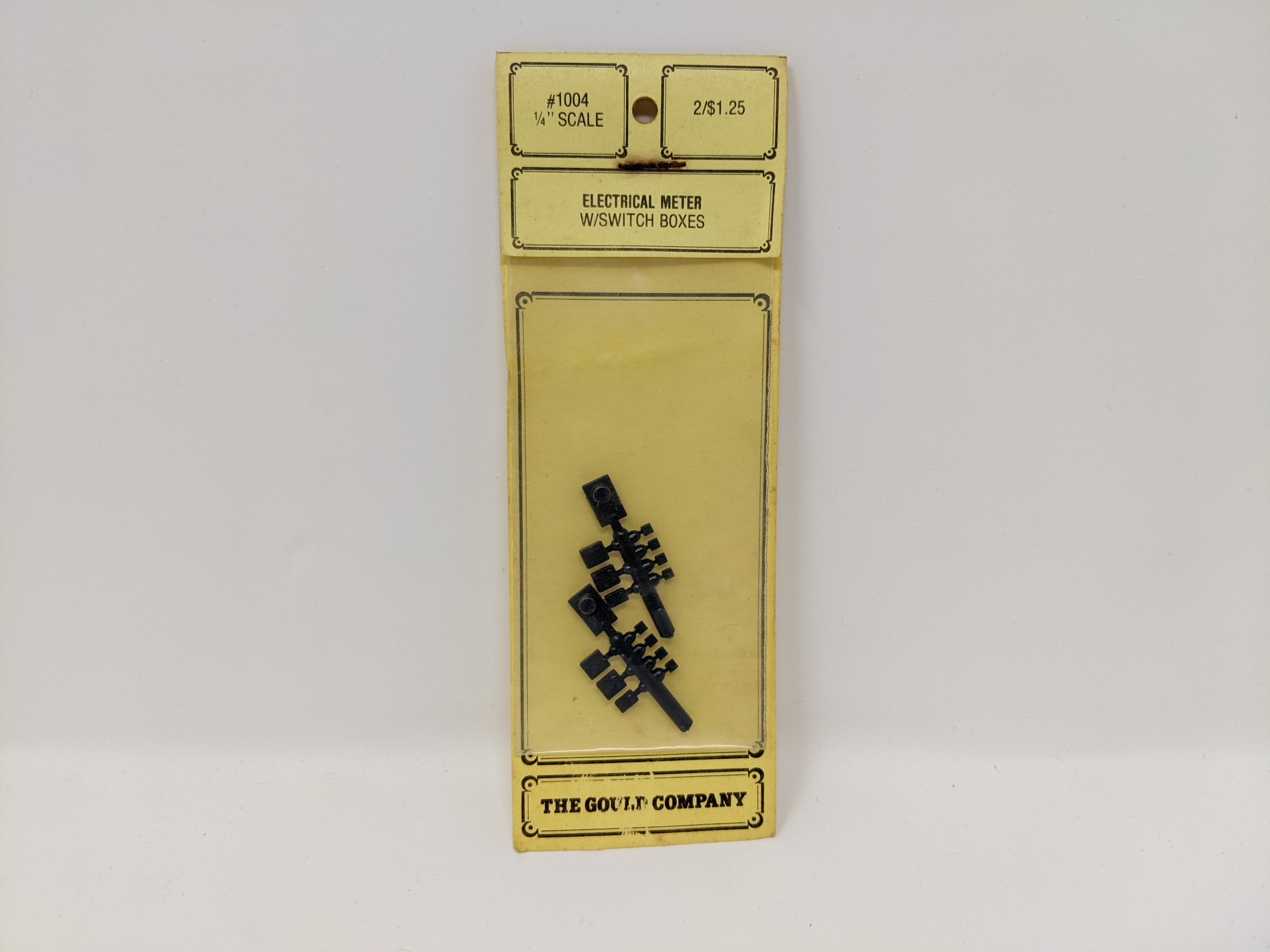 The Gould Company 1004 , 1/4'' Scale Electrical Meter w/ Switch Boxes, Detail Parts