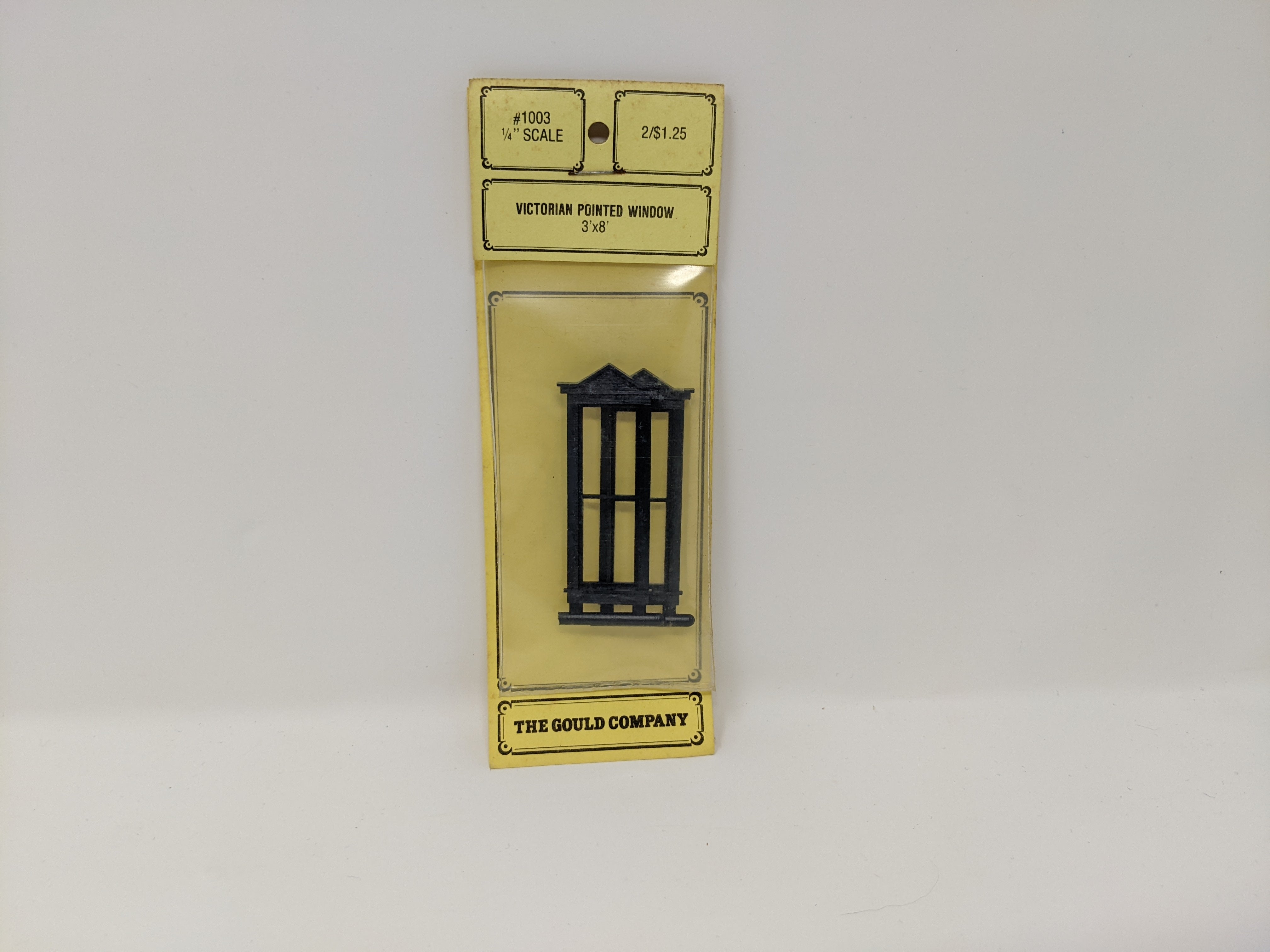 The Gould Company 1003 , 1/4'' Scale Victorian Pointed Window 3'x8', Detail Parts