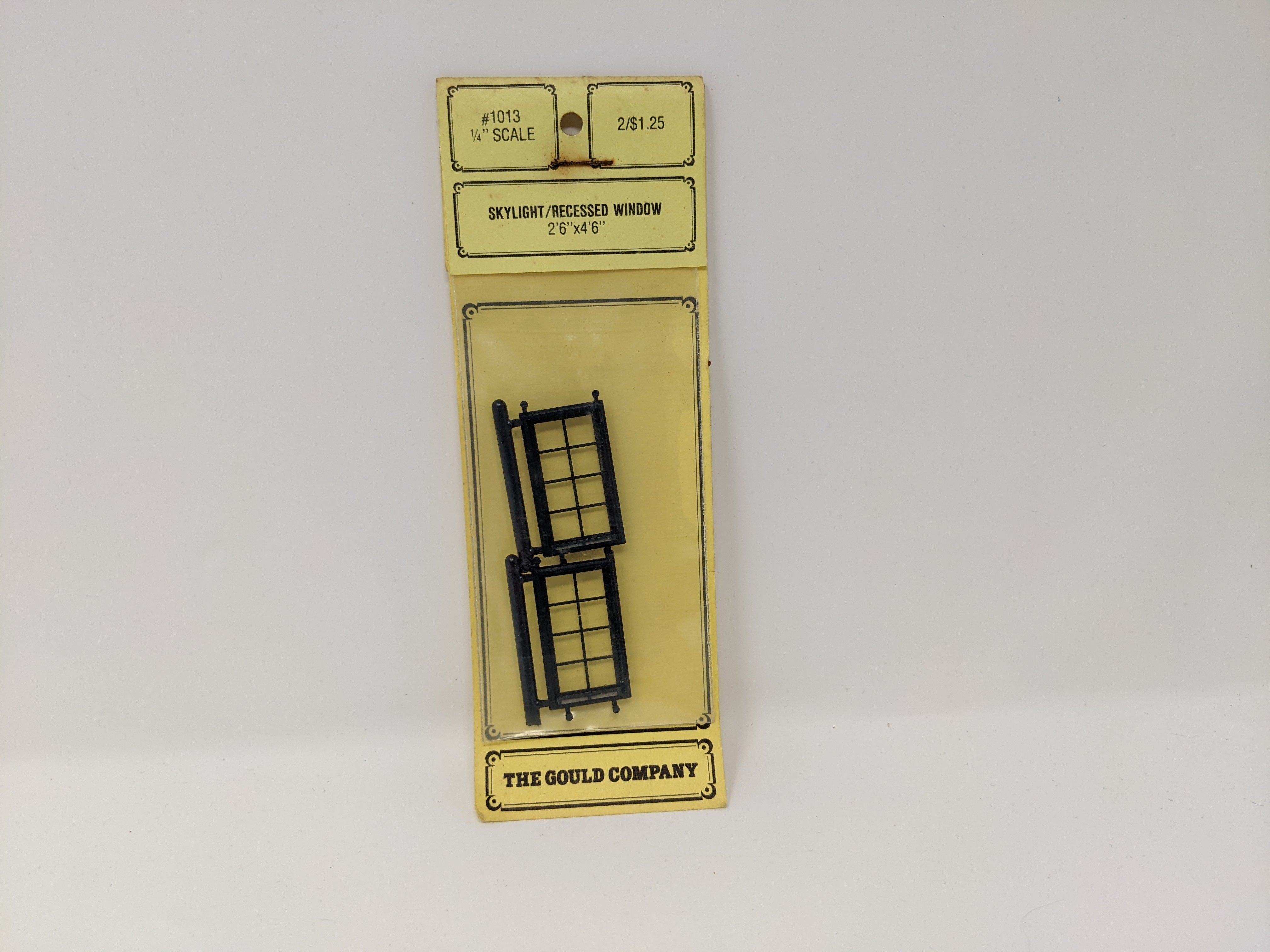 The Gould Company 1013 , 1/4'' Scale Skylight/Recessed Window 2'6''x4'6'', Detail Parts