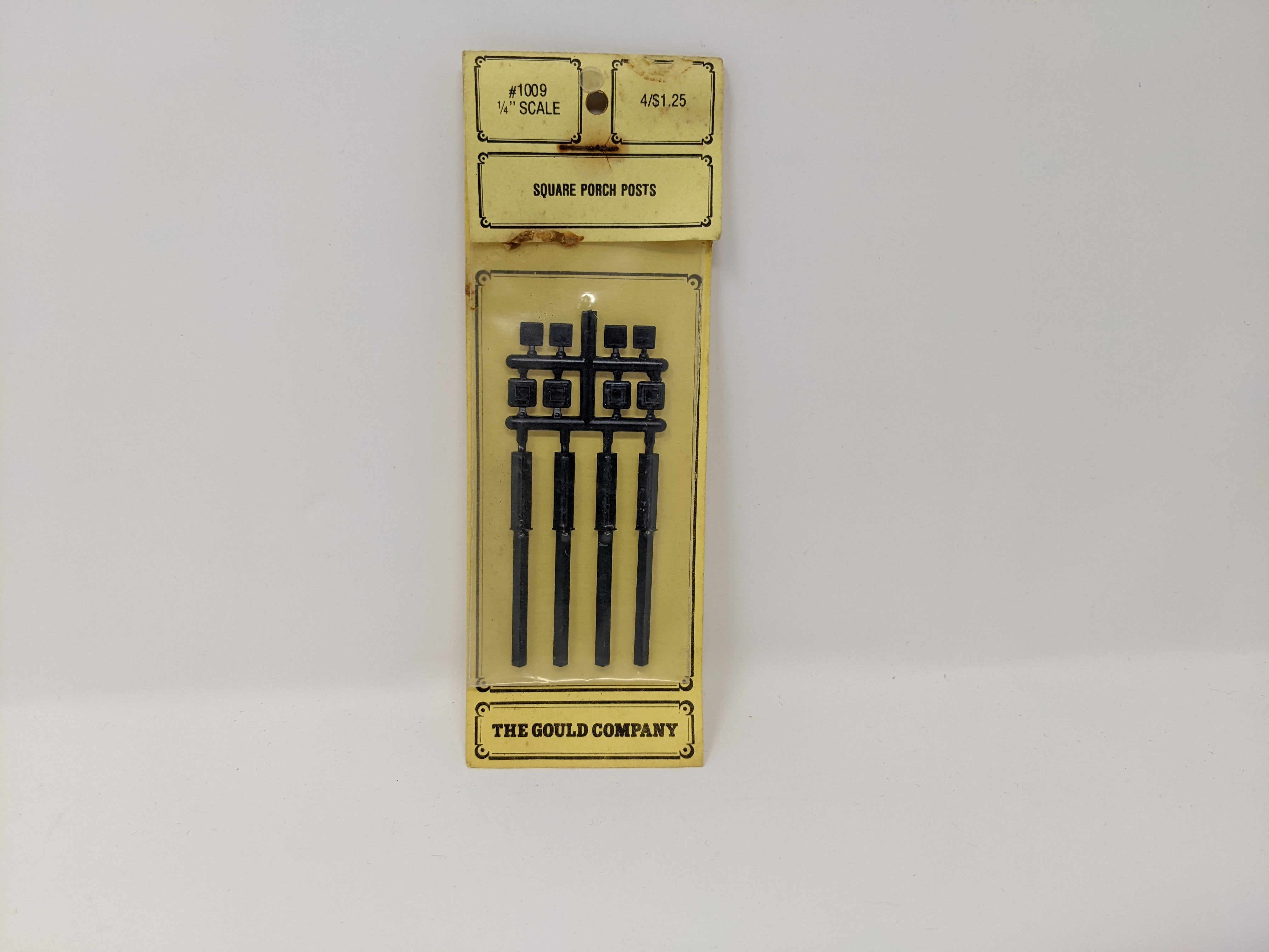 The Gould Company 1009 , 1/4'' Scale Square Porch Posts, Detail Parts
