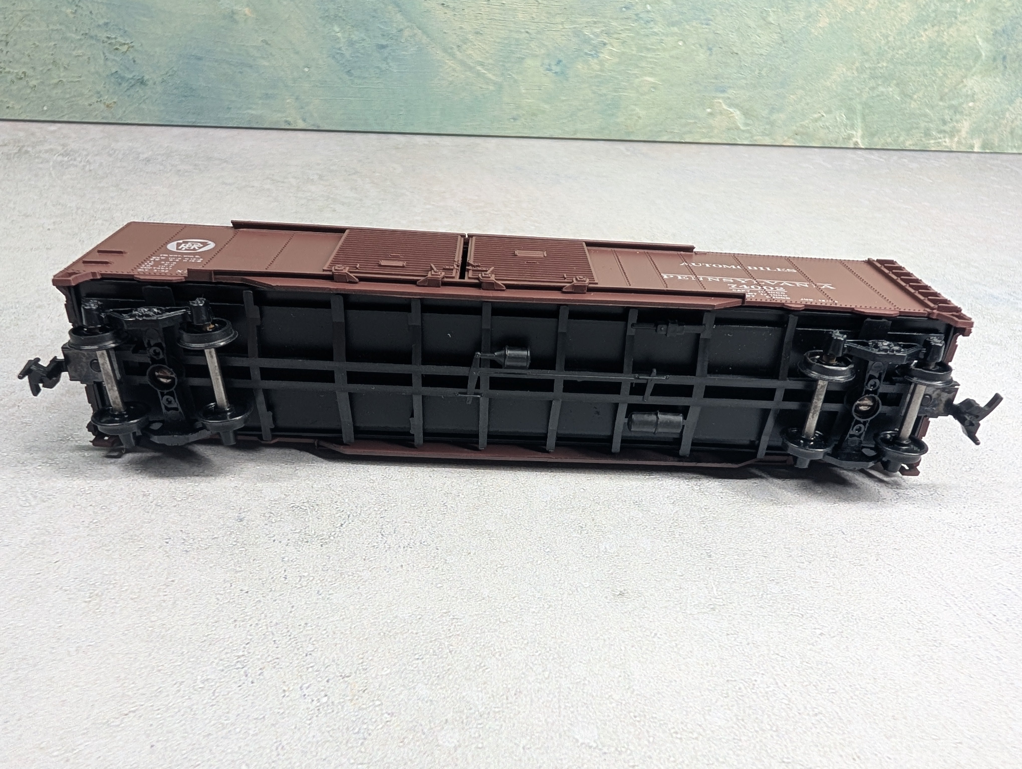USED Athearn 5038 HO Scale 50' Auto Box Car Pennsylvania #74002