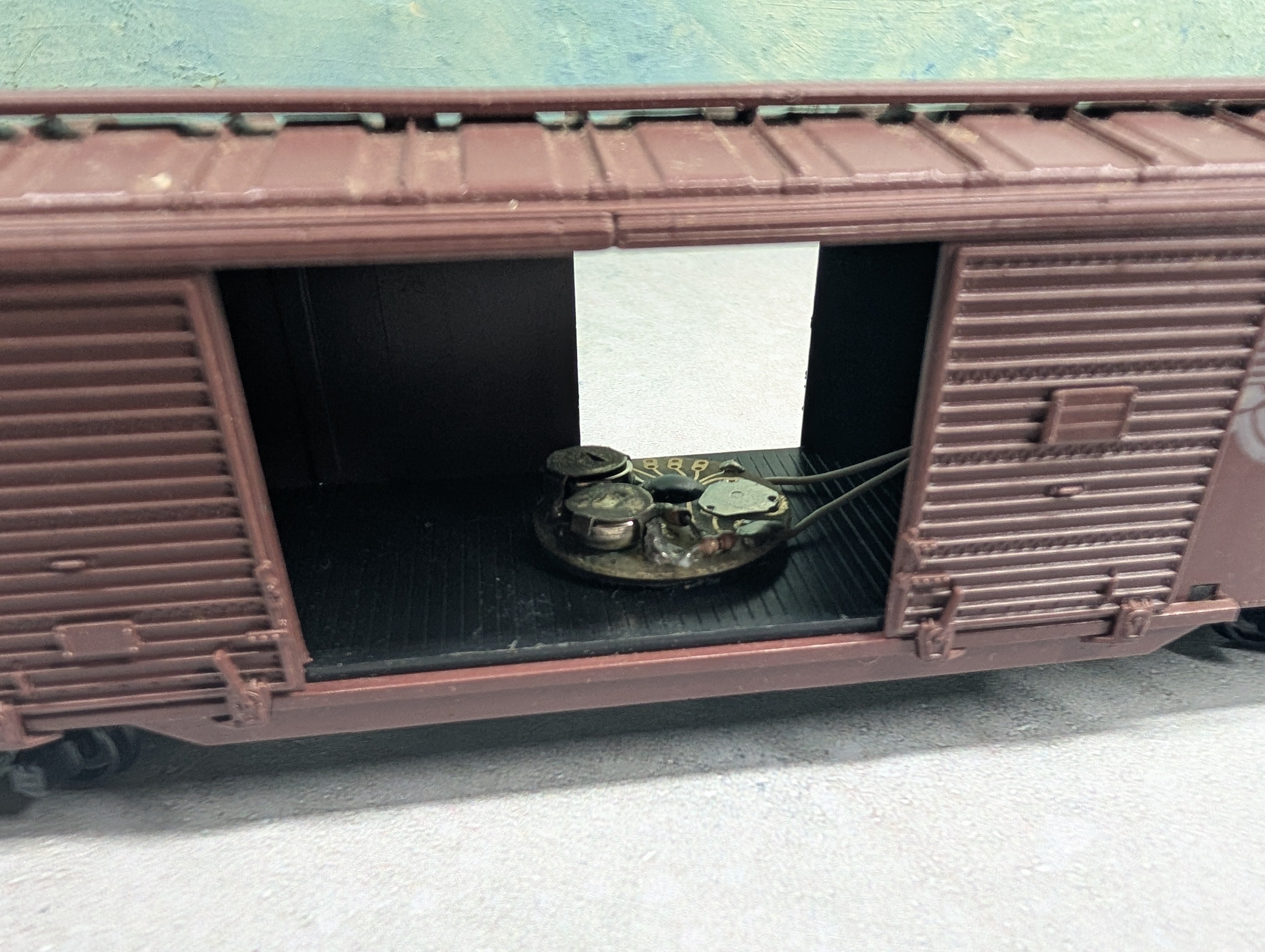 USED Athearn HO Scale 50' DD Box Car Kansas City Southern KCS #20895