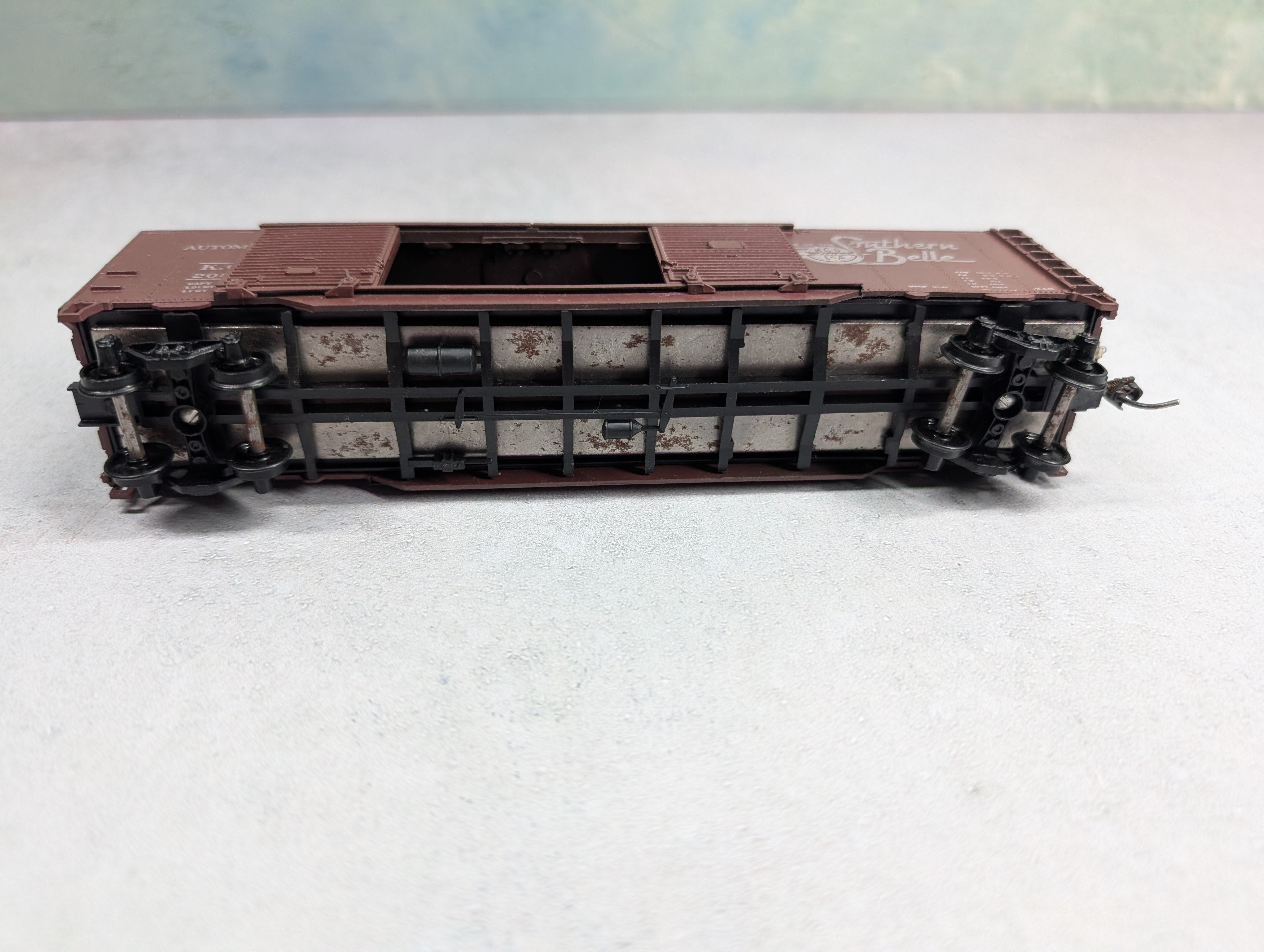 USED Athearn HO Scale 50' DD Box Car Kansas City Southern KCS #20895