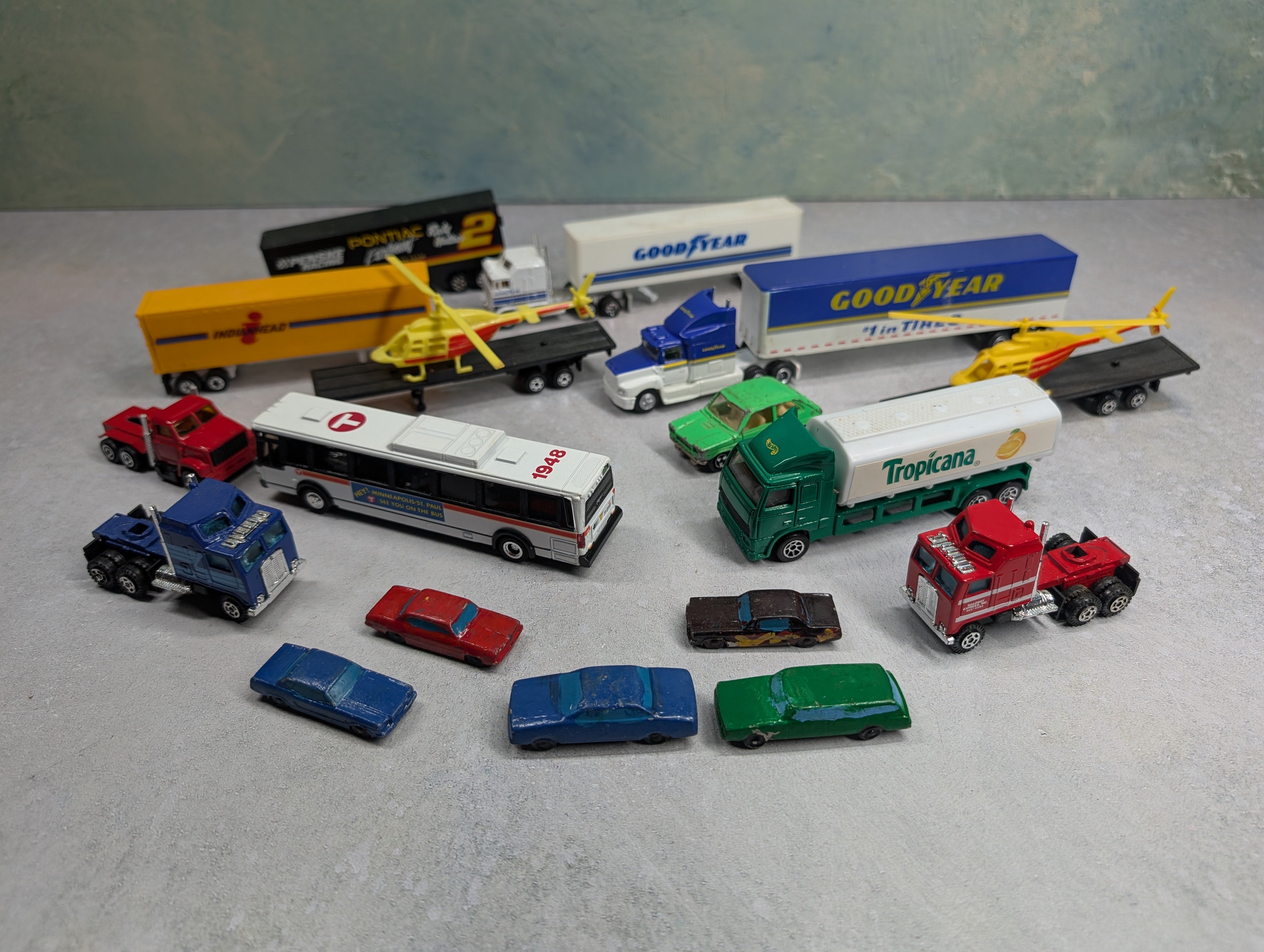 USED Lot of Vehicles Tropicana, GoodYear, Helicopter + more