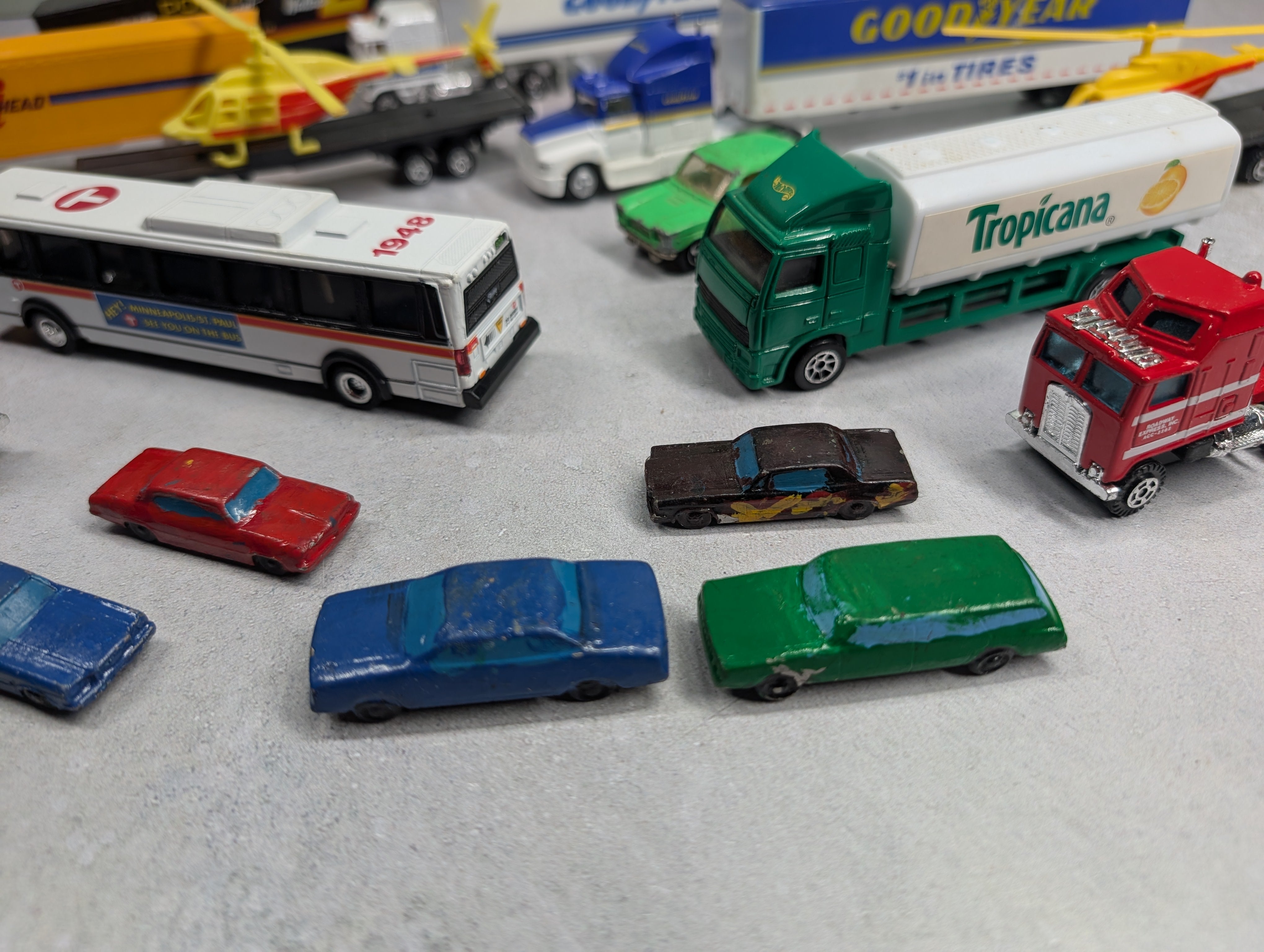 USED Lot of Vehicles Tropicana, GoodYear, Helicopter + more