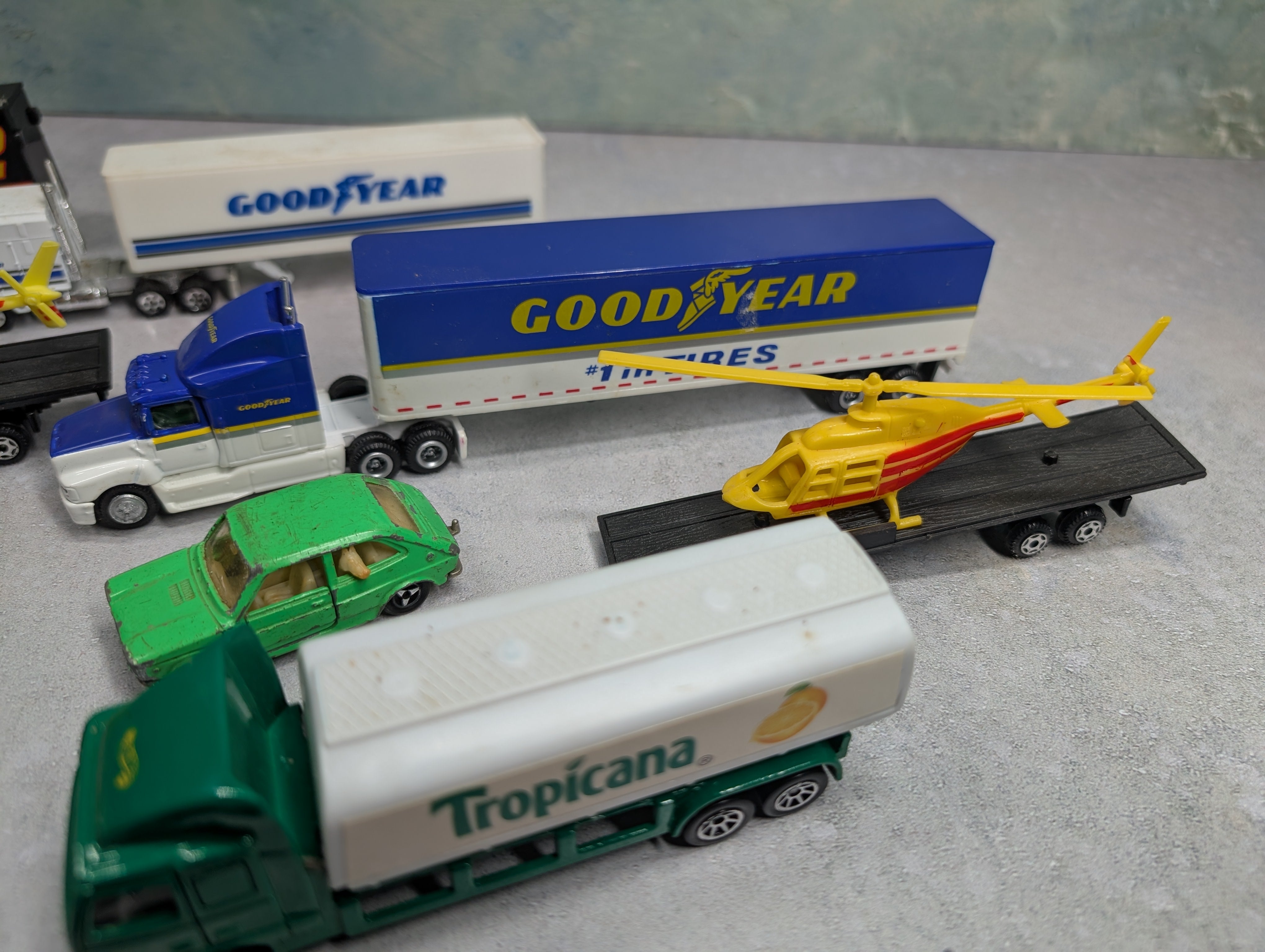USED Lot of Vehicles Tropicana, GoodYear, Helicopter + more
