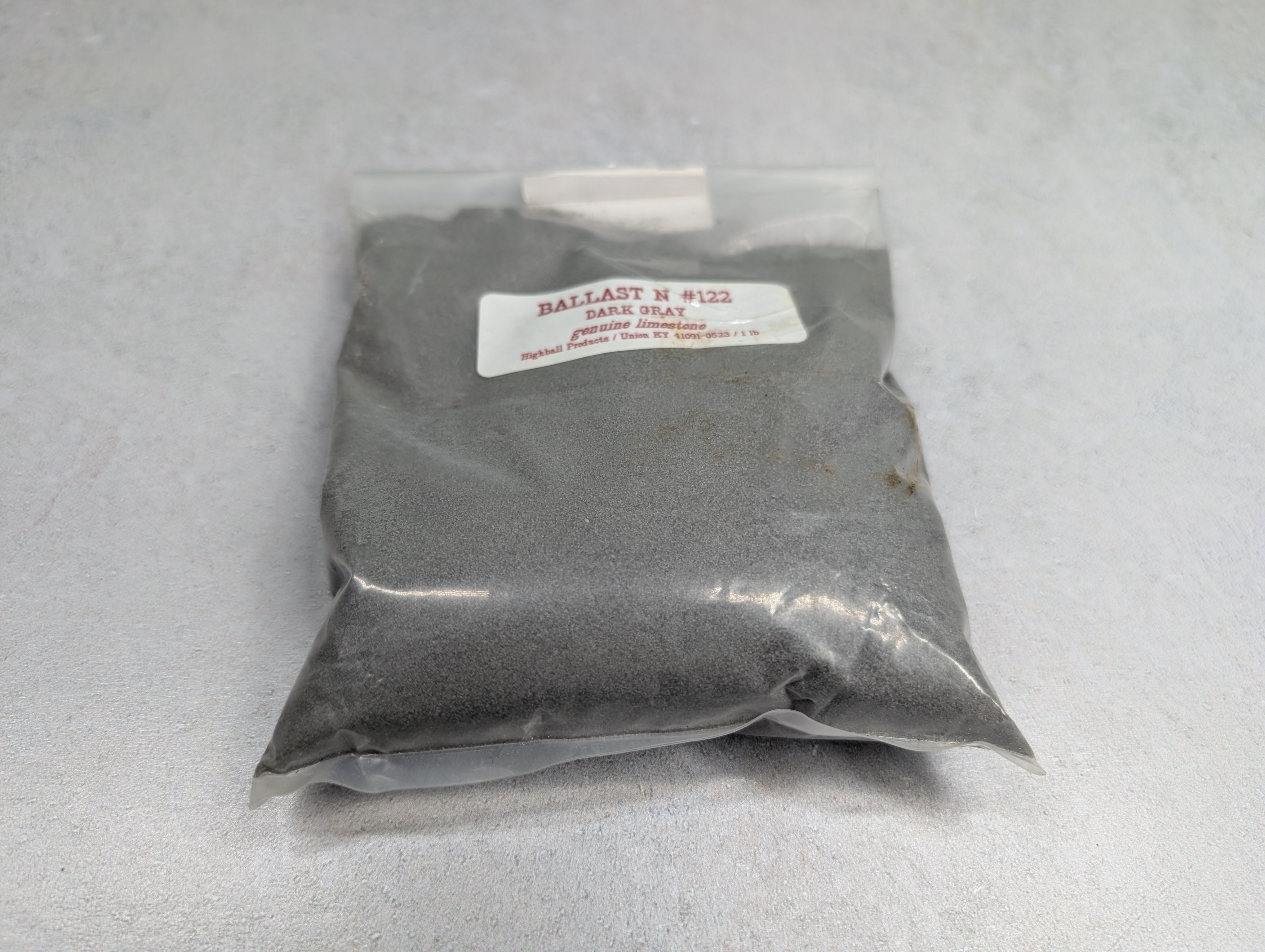 HighBall Products 122 MULTI Scale Dark Gray Ballast (1lb) Genuine Limestone