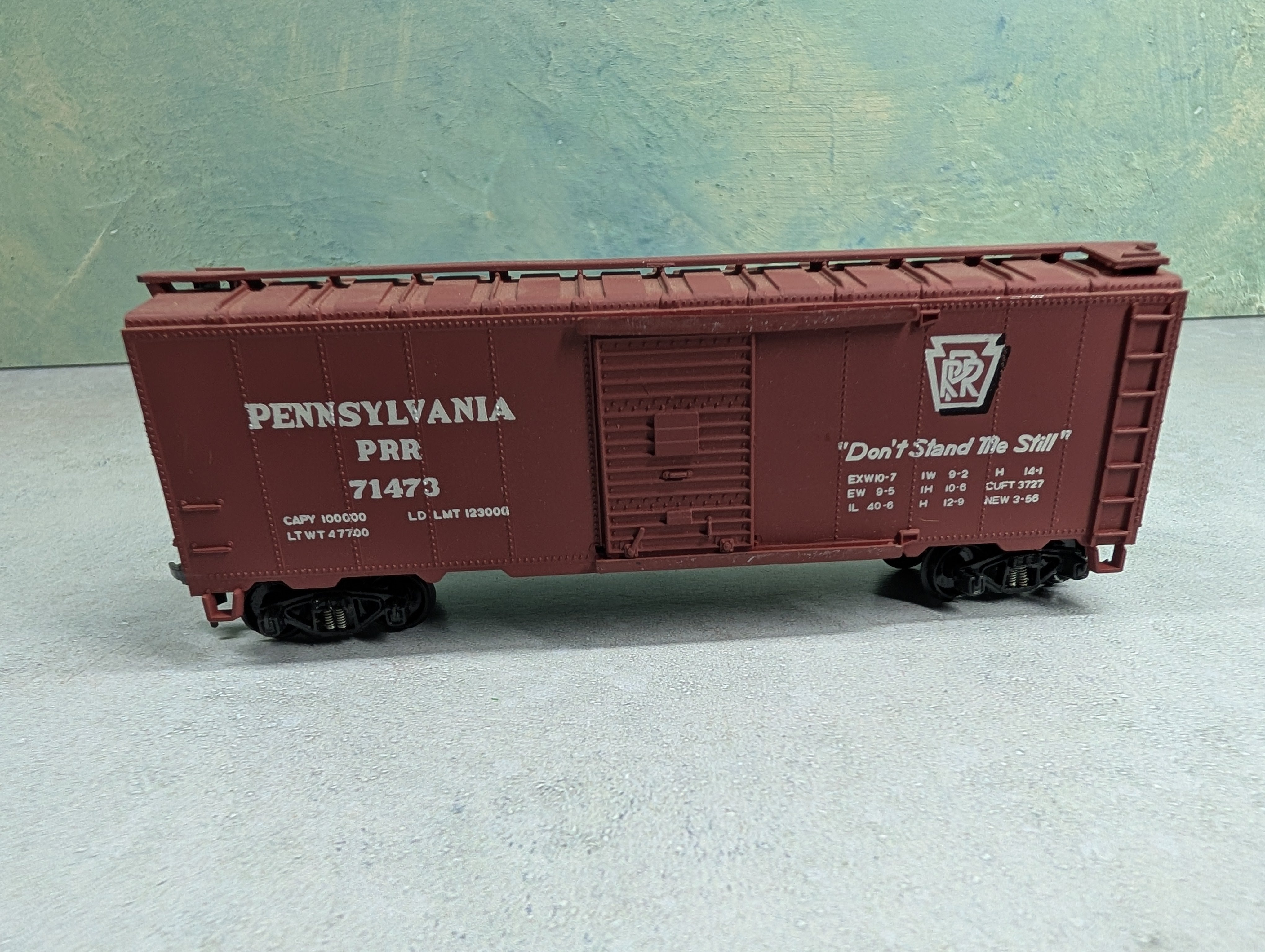 USED HOTCO HO Scale 40' Box Car Pennsylvania PRR #71473