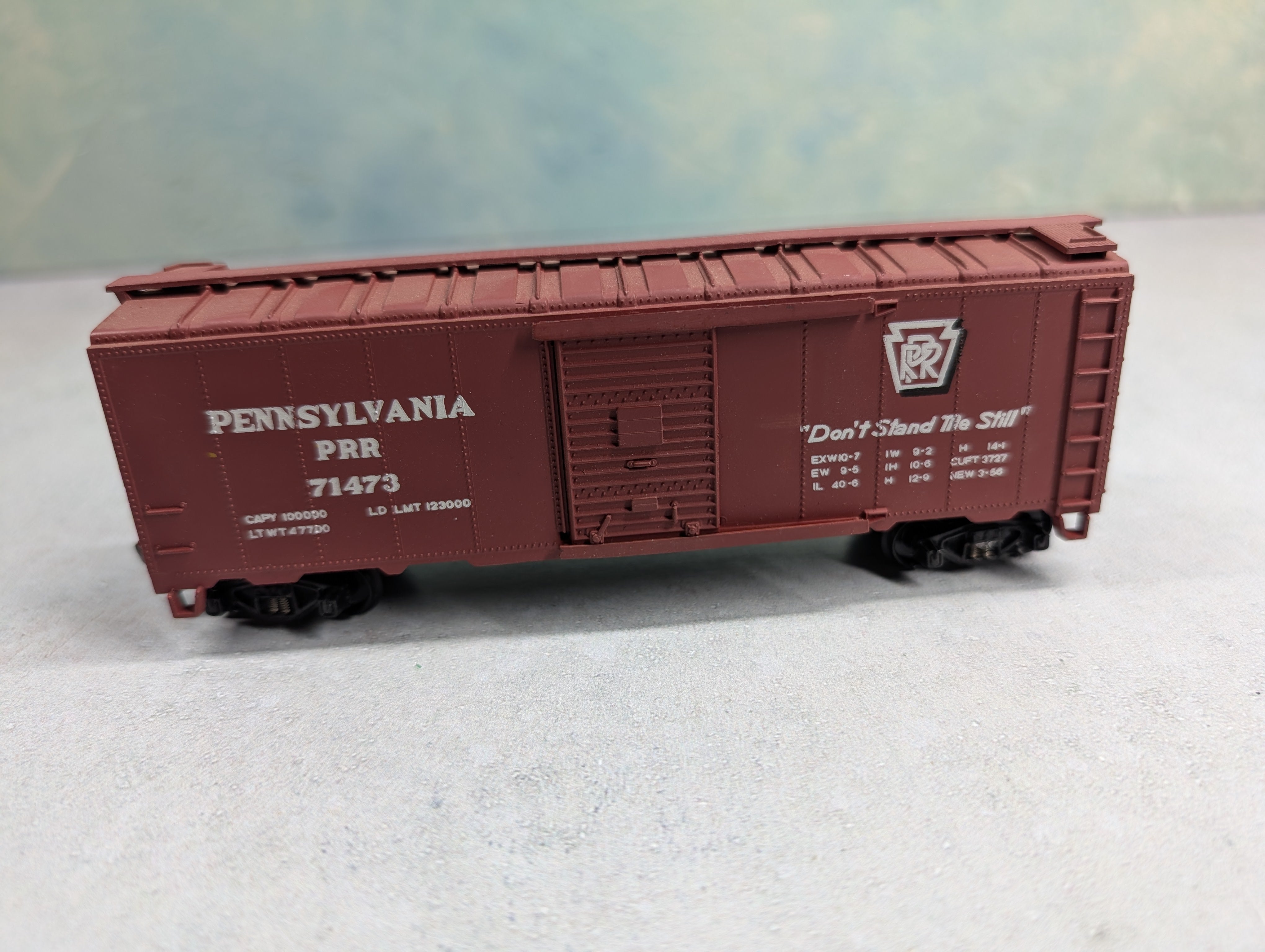 USED HOTCO HO Scale 40' Box Car Pennsylvania PRR #71473