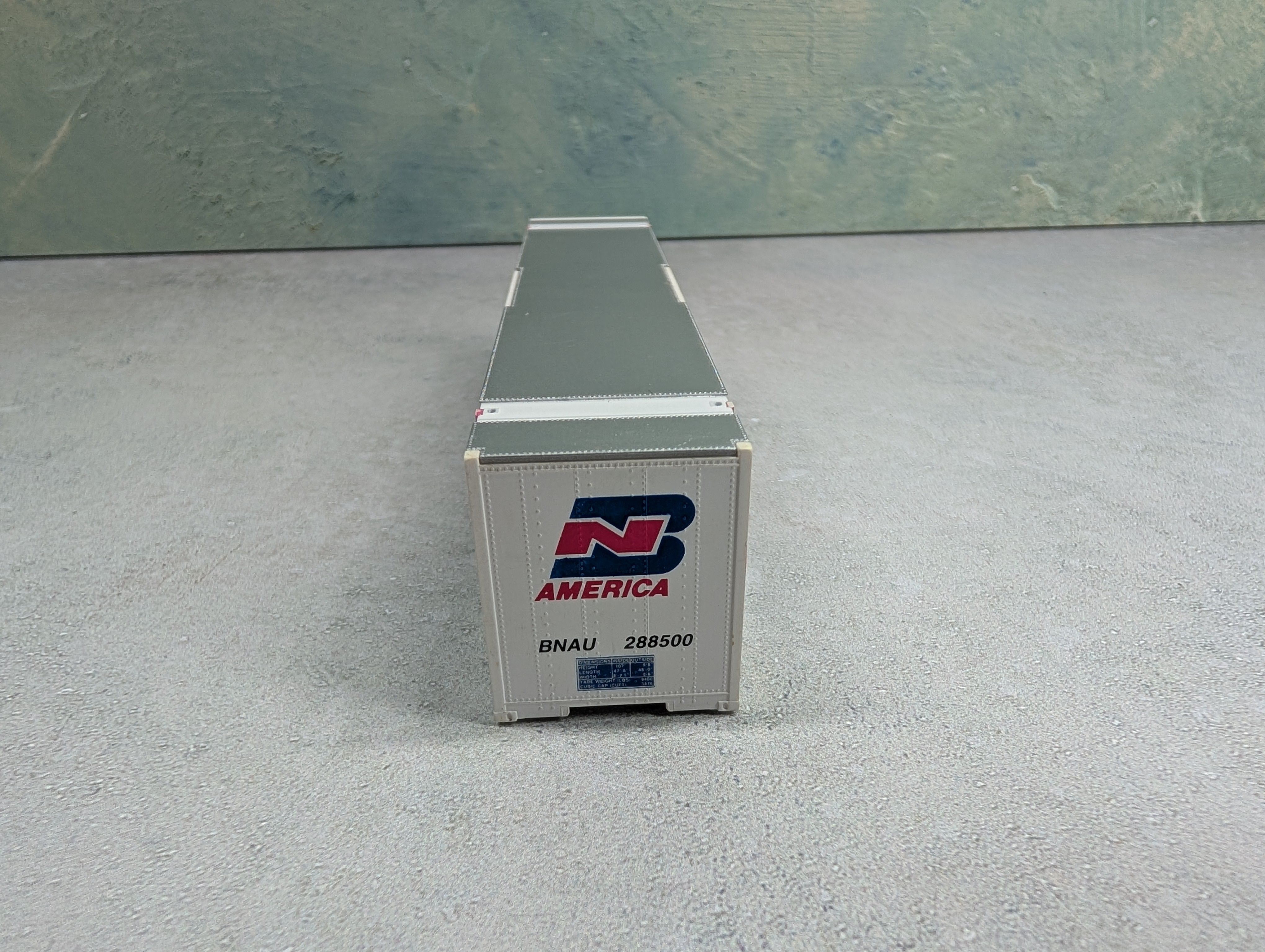 USED Walthers HO Scale 48' Container Burlington Northern BNAU #288500