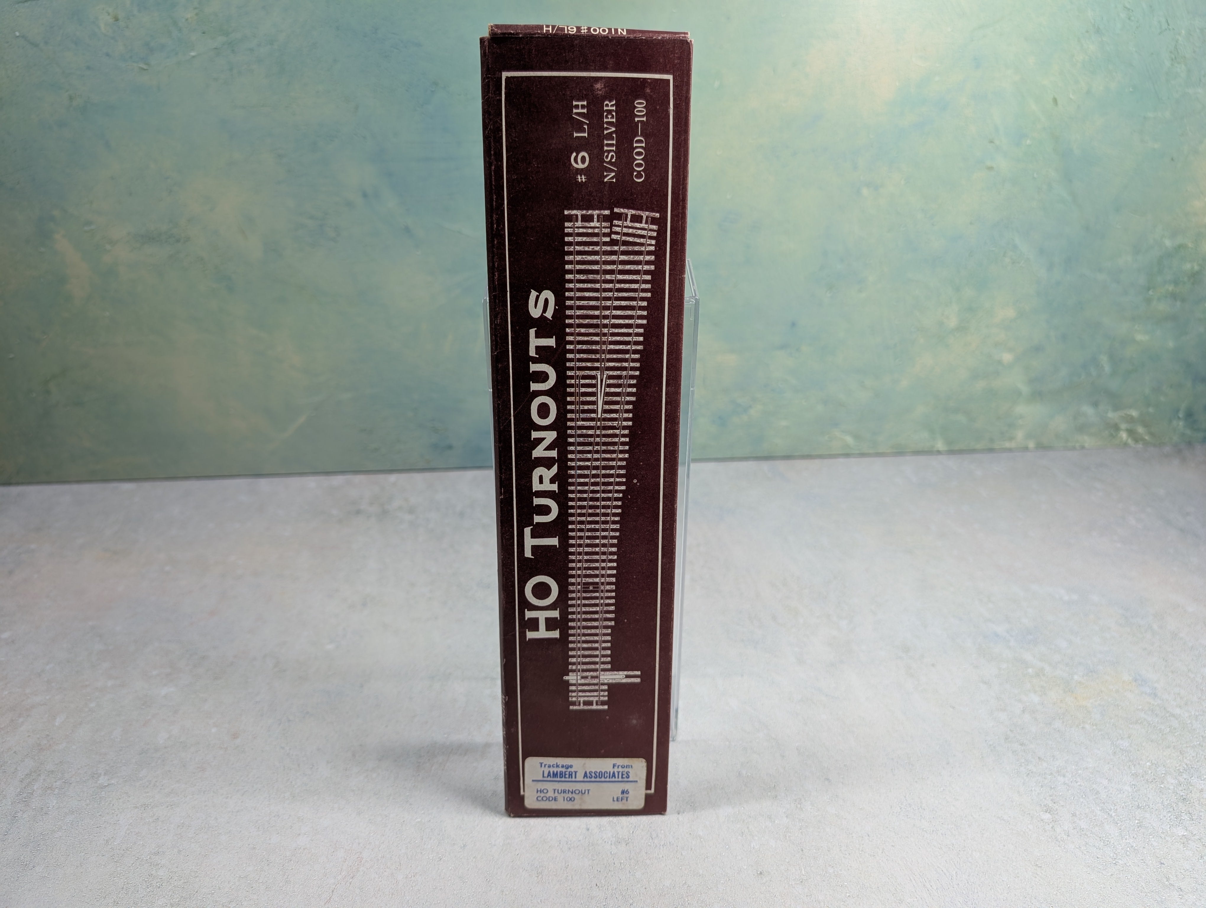 Shinohara HO Scale #6 Left Hand Turnout Nickel Silver Code 100