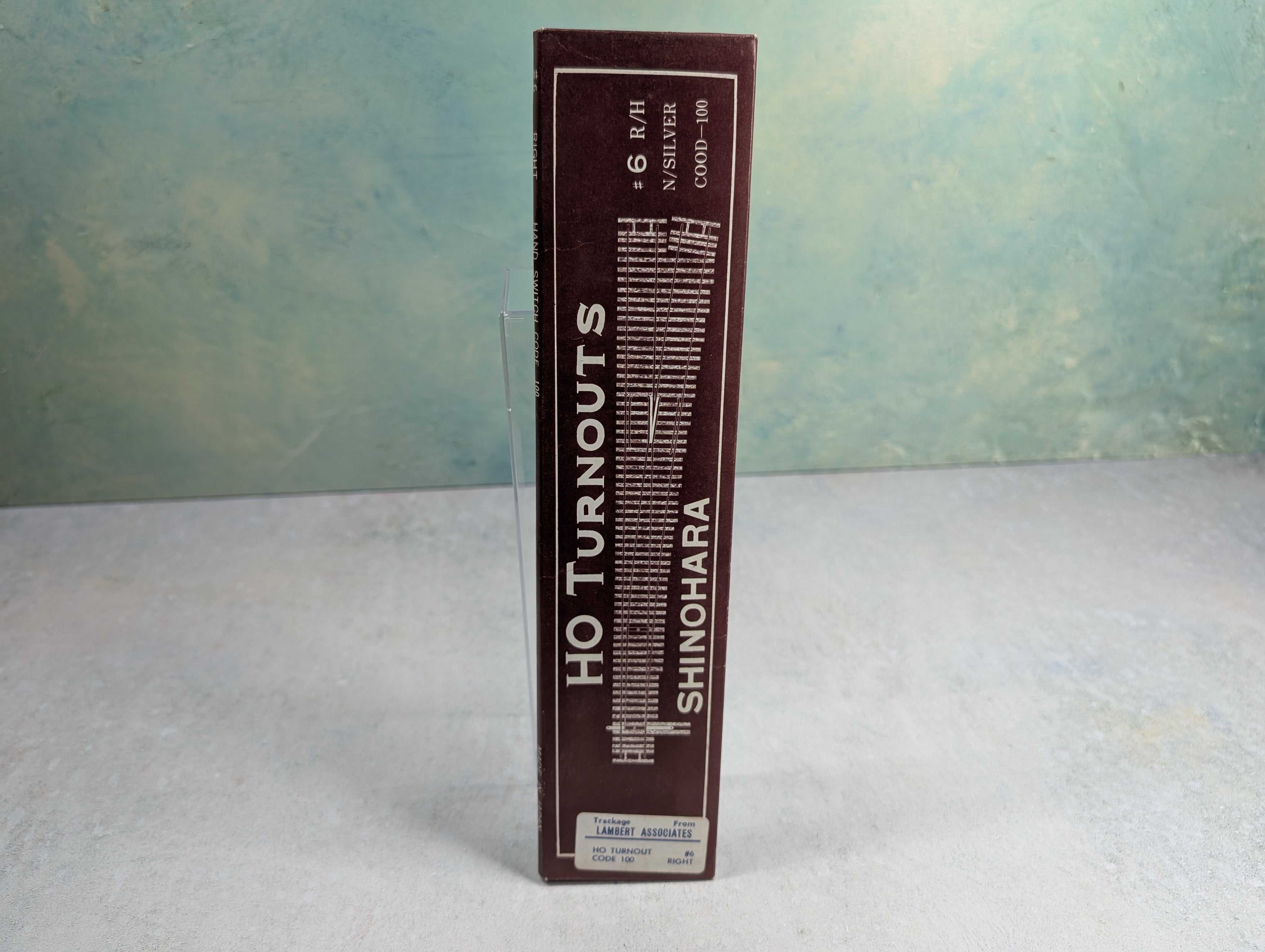 Shinohara HO Scale #6 Right Hand Turnout Nickel Silver Code 100