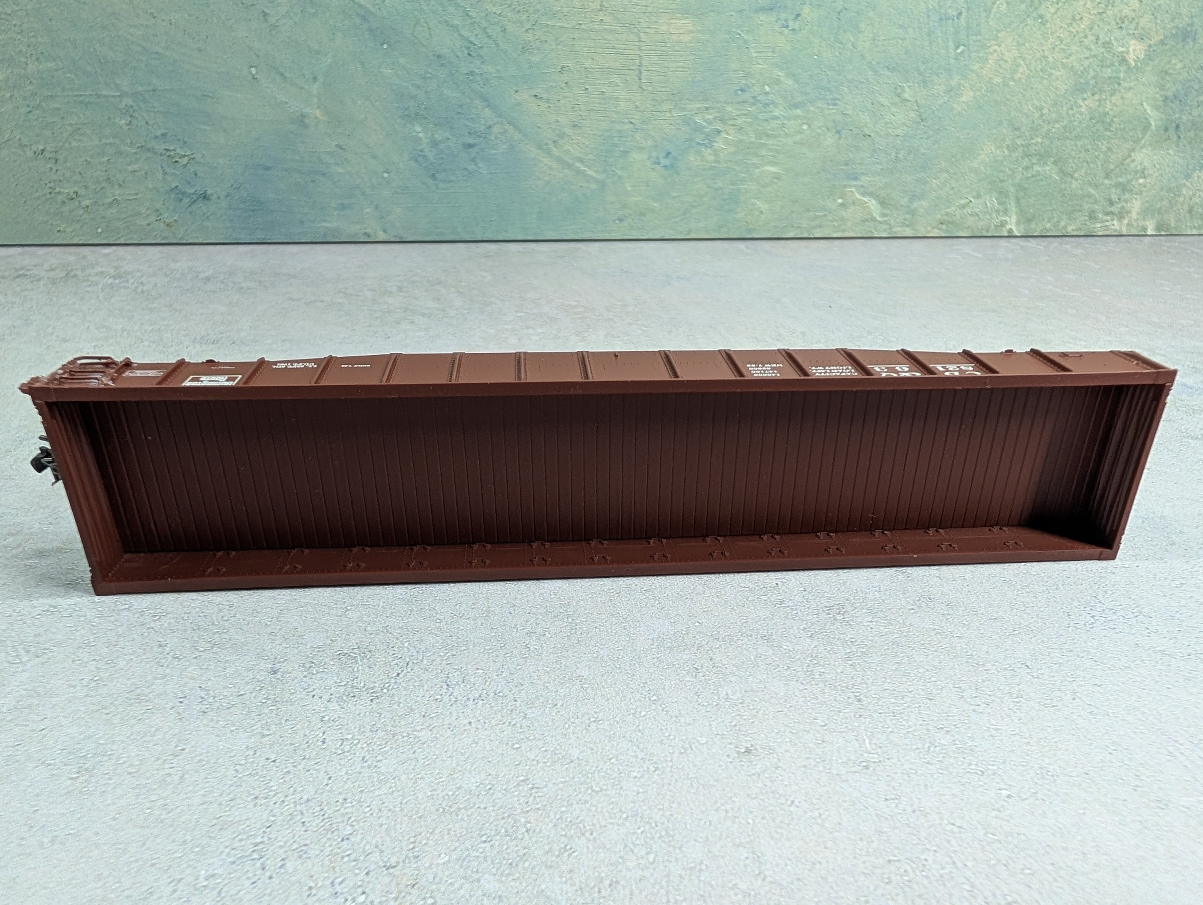 USED Life-Like HO Scale Proto 2000 - 52'6" Drop End Mill Gondola Burlington CB&Q KIT (3 pcs)