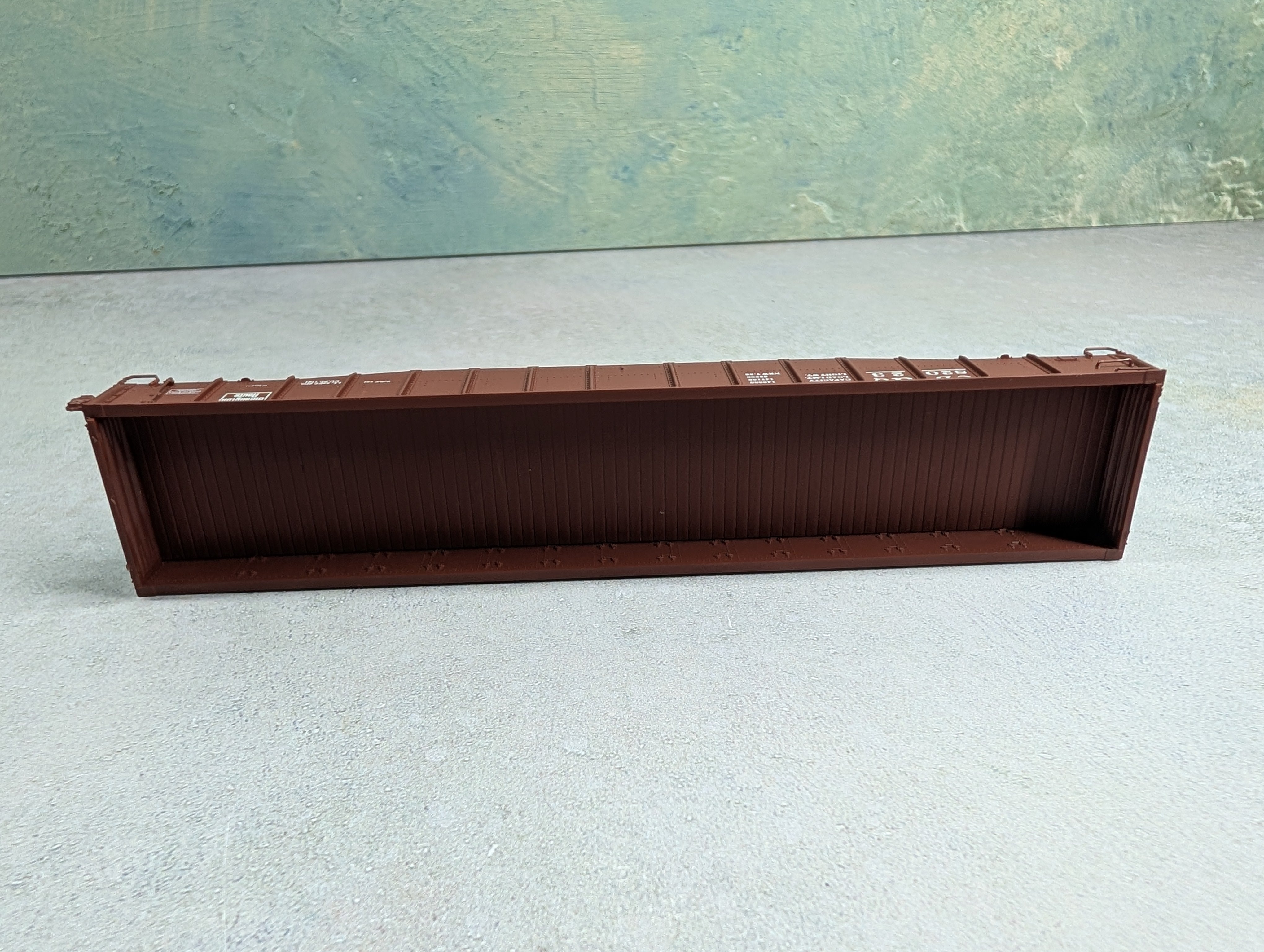 USED Life-Like HO Scale Proto 2000 - 52'6" Drop End Mill Gondola Burlington CB&Q KIT (3 pcs)