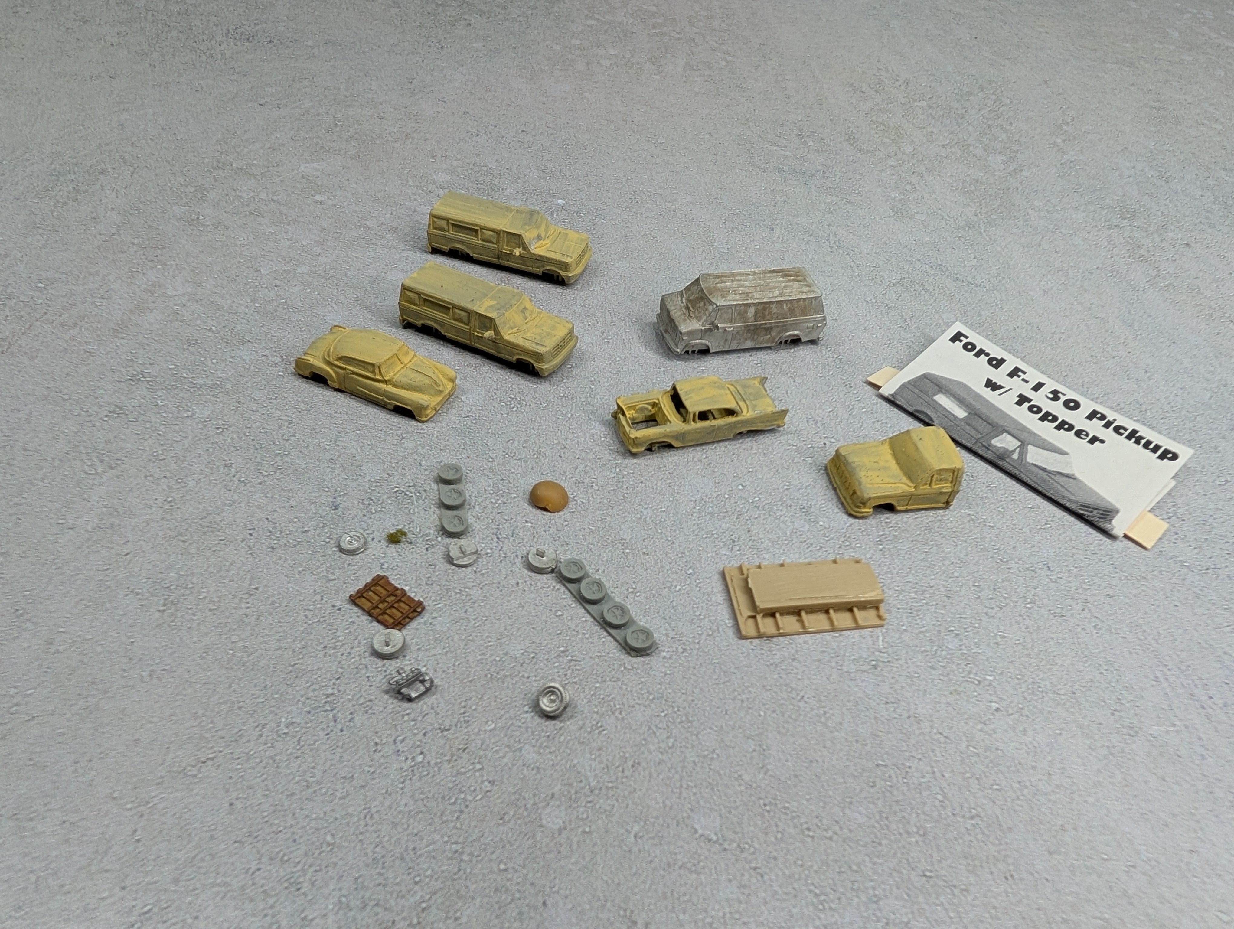 USED N Scale Pickup Parts & Pieces
