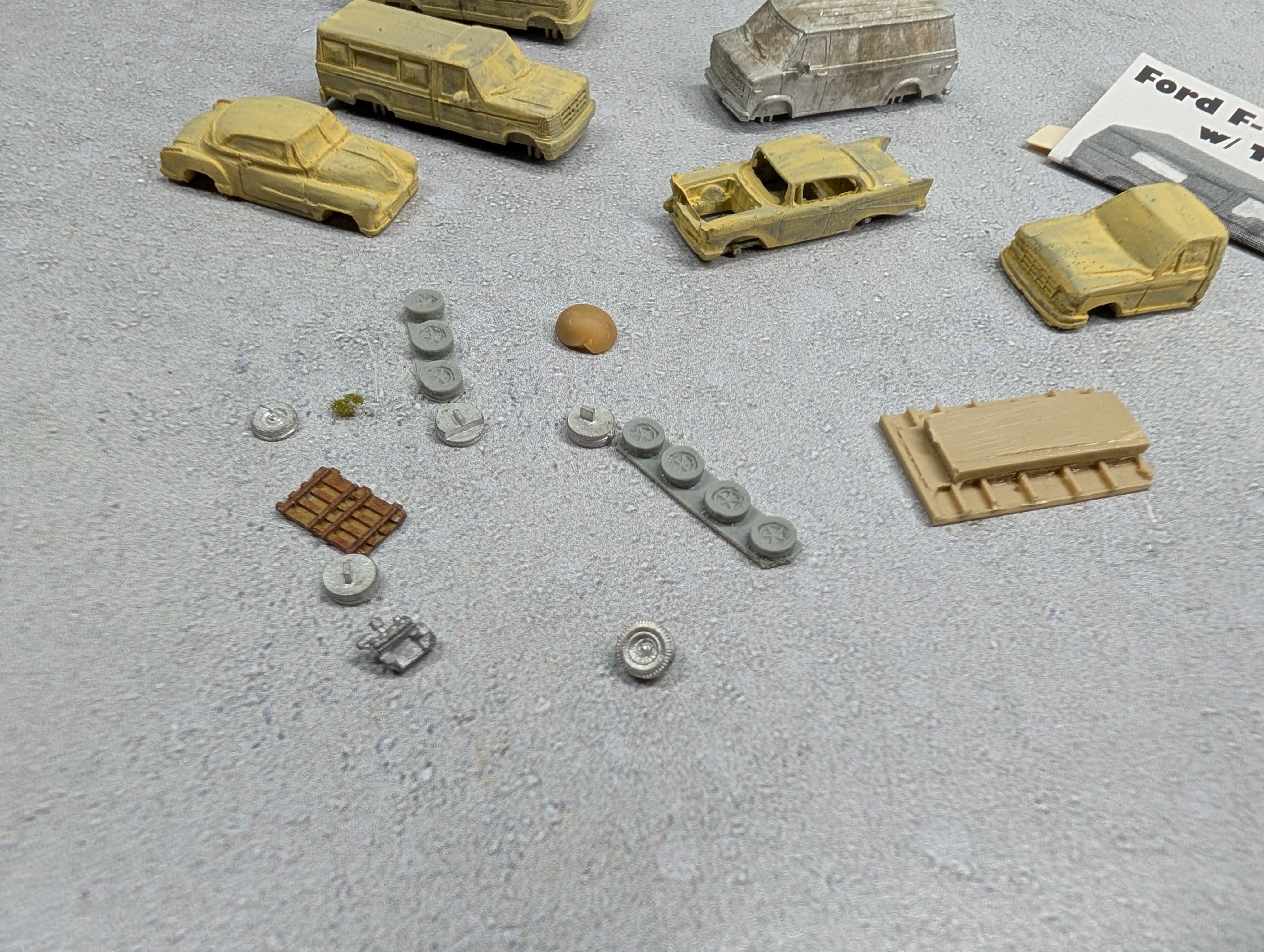 USED N Scale Pickup Parts & Pieces