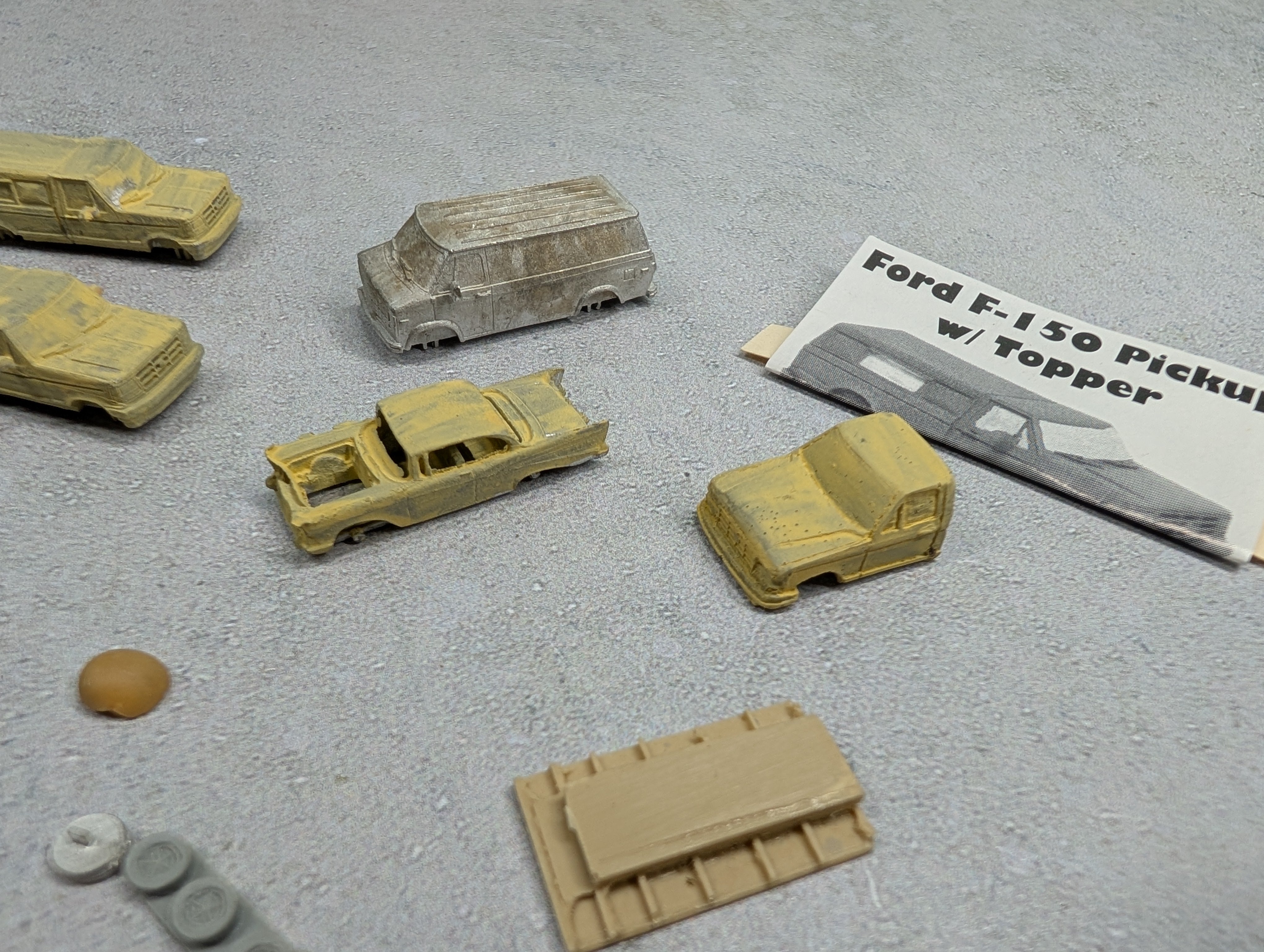 USED N Scale Pickup Parts & Pieces