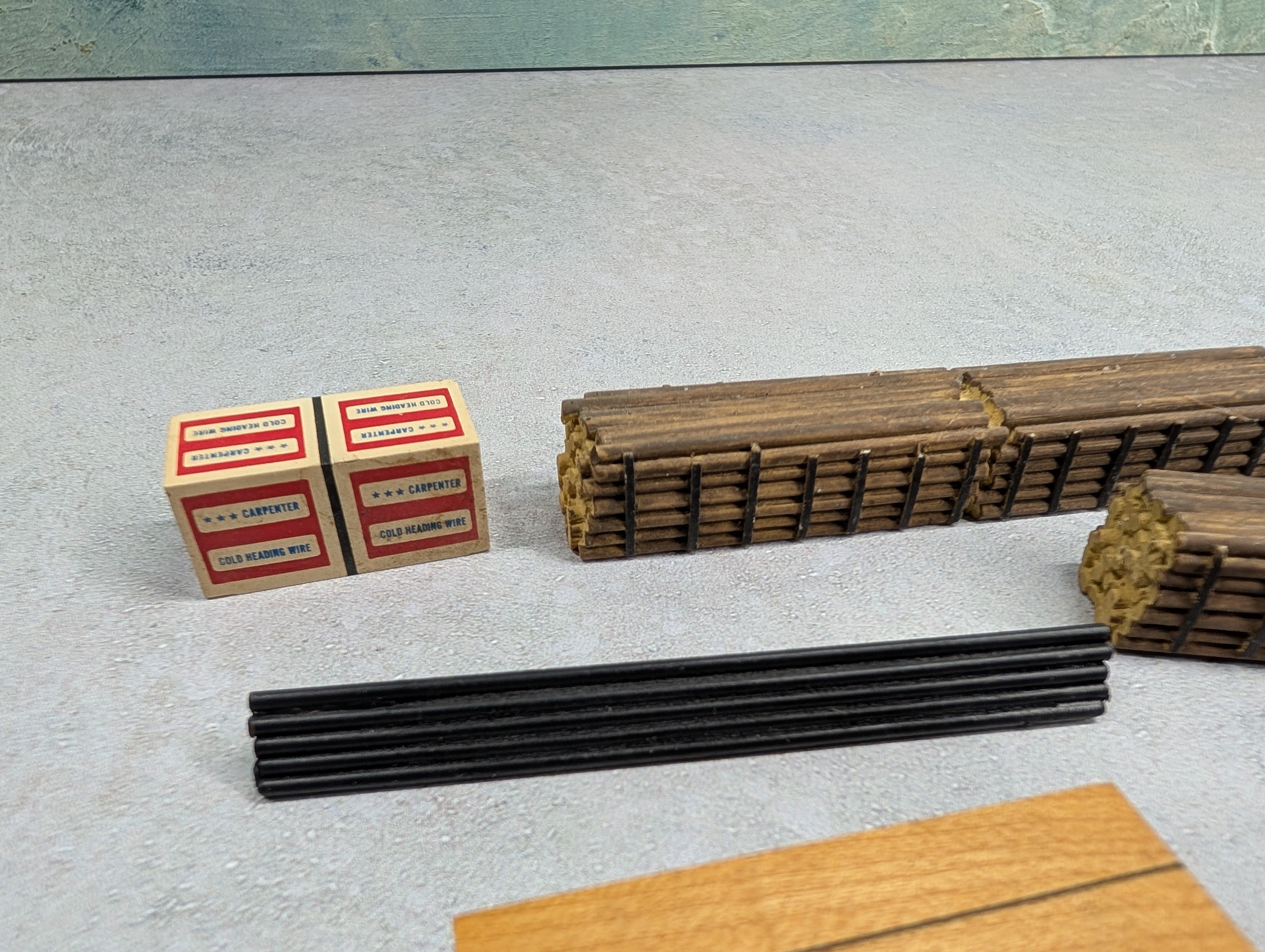 USED N Scale Large Lot of Loads, Pipe Loads, Crushed Cars, Lumber & More