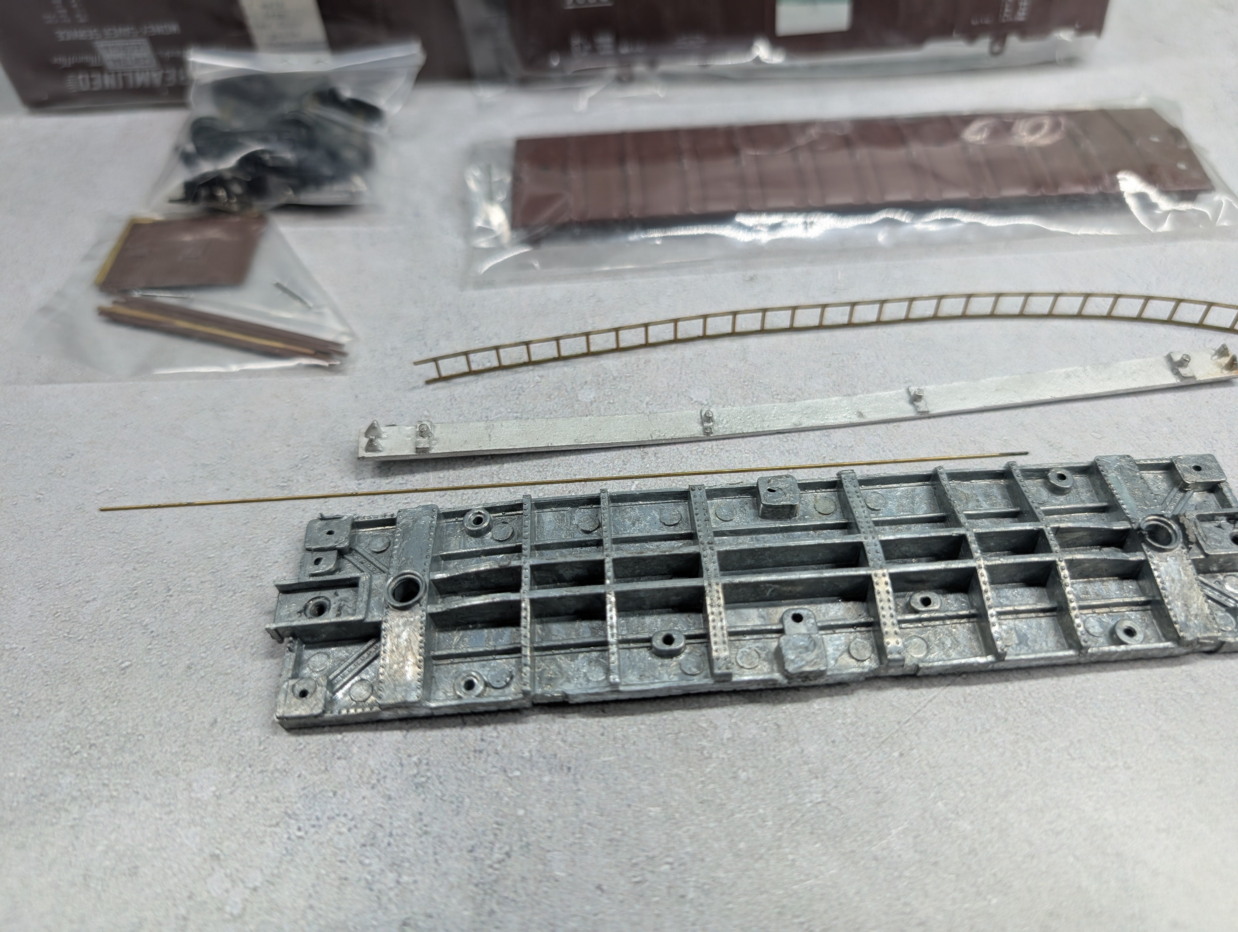 USED Bowser 1-004105 HO Scale Box Car Central of Georgia CG #7086 KIT