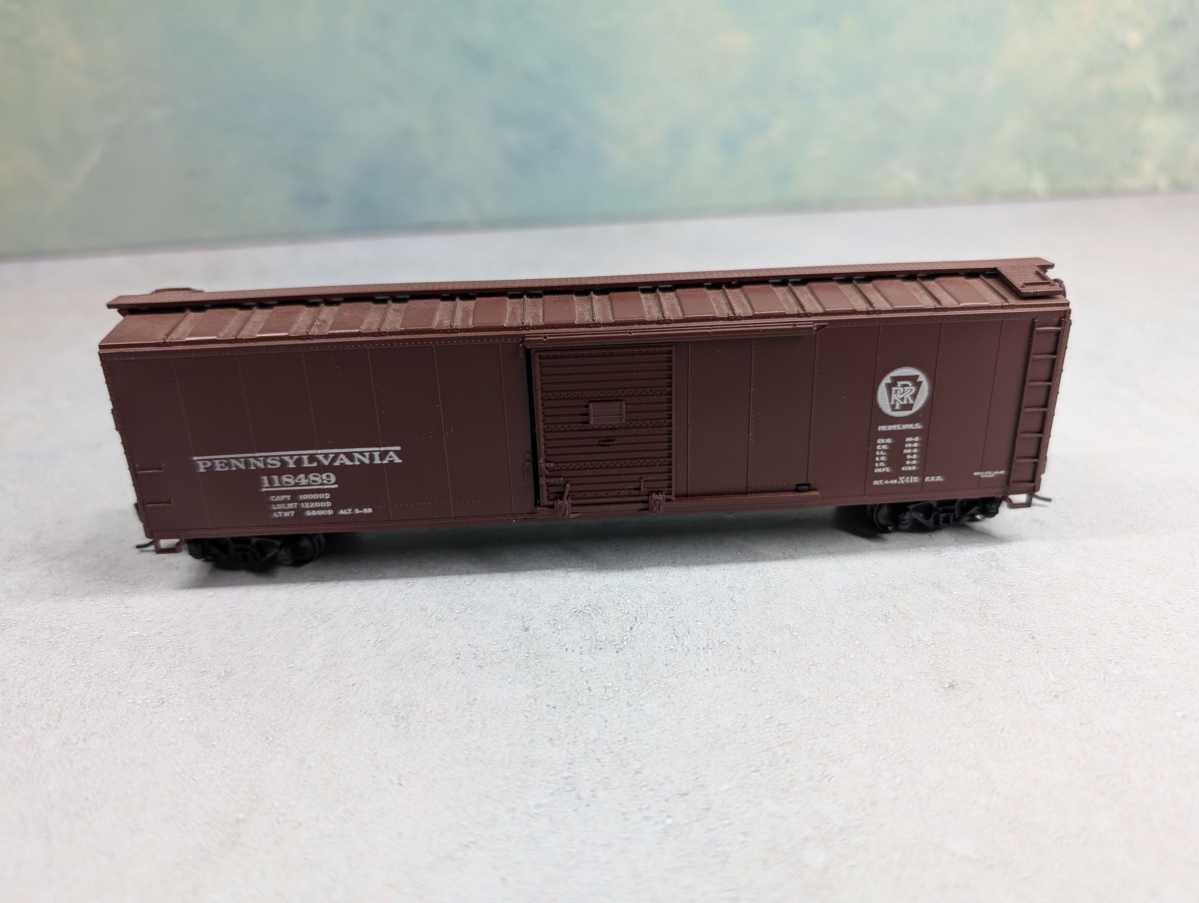 USED Athearn 5059 HO Scale 50' Box Car Pennsylvania PRR #118489