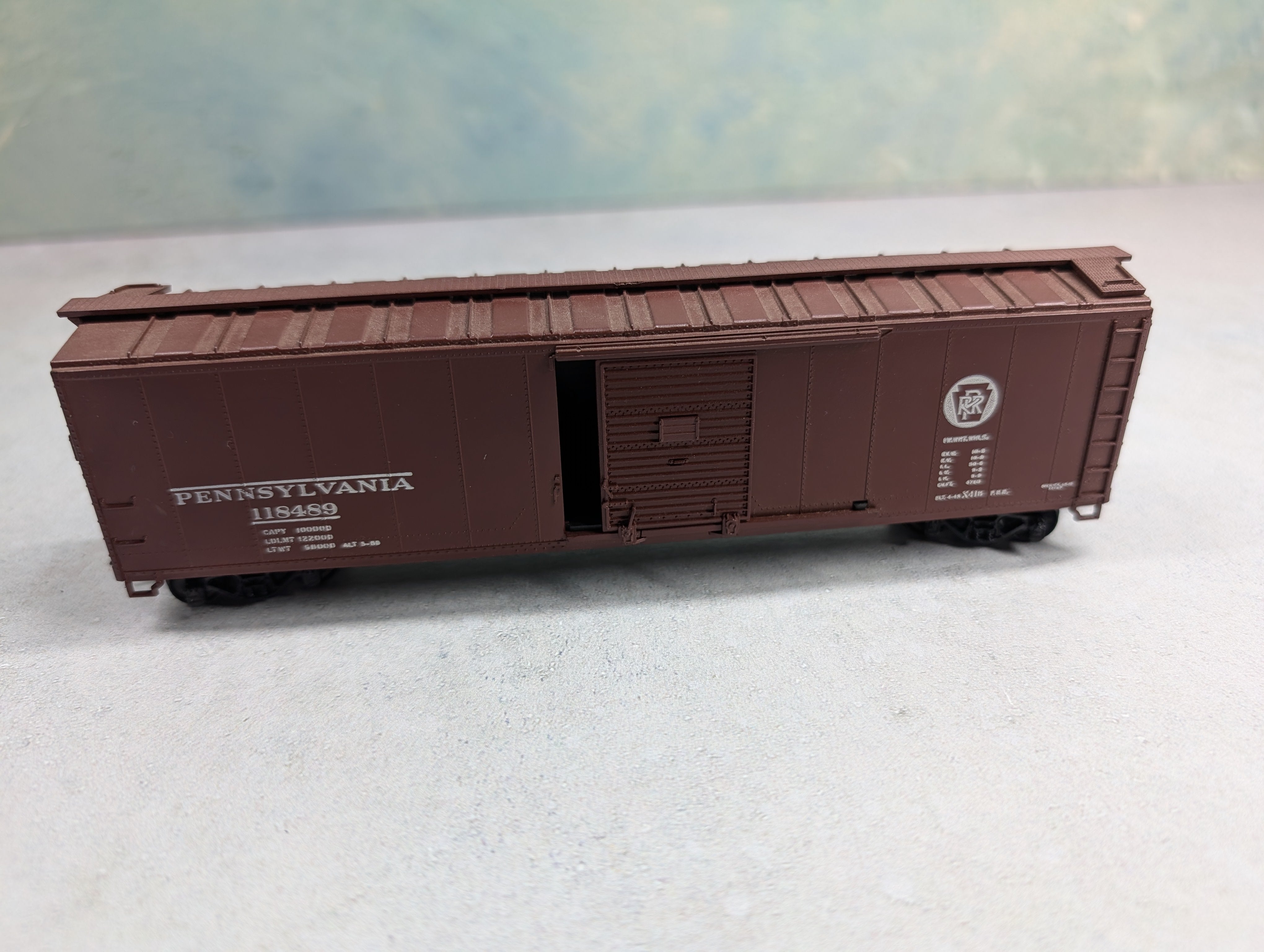 USED Athearn 5059 HO Scale 50' Box Car Pennsylvania PRR #118489