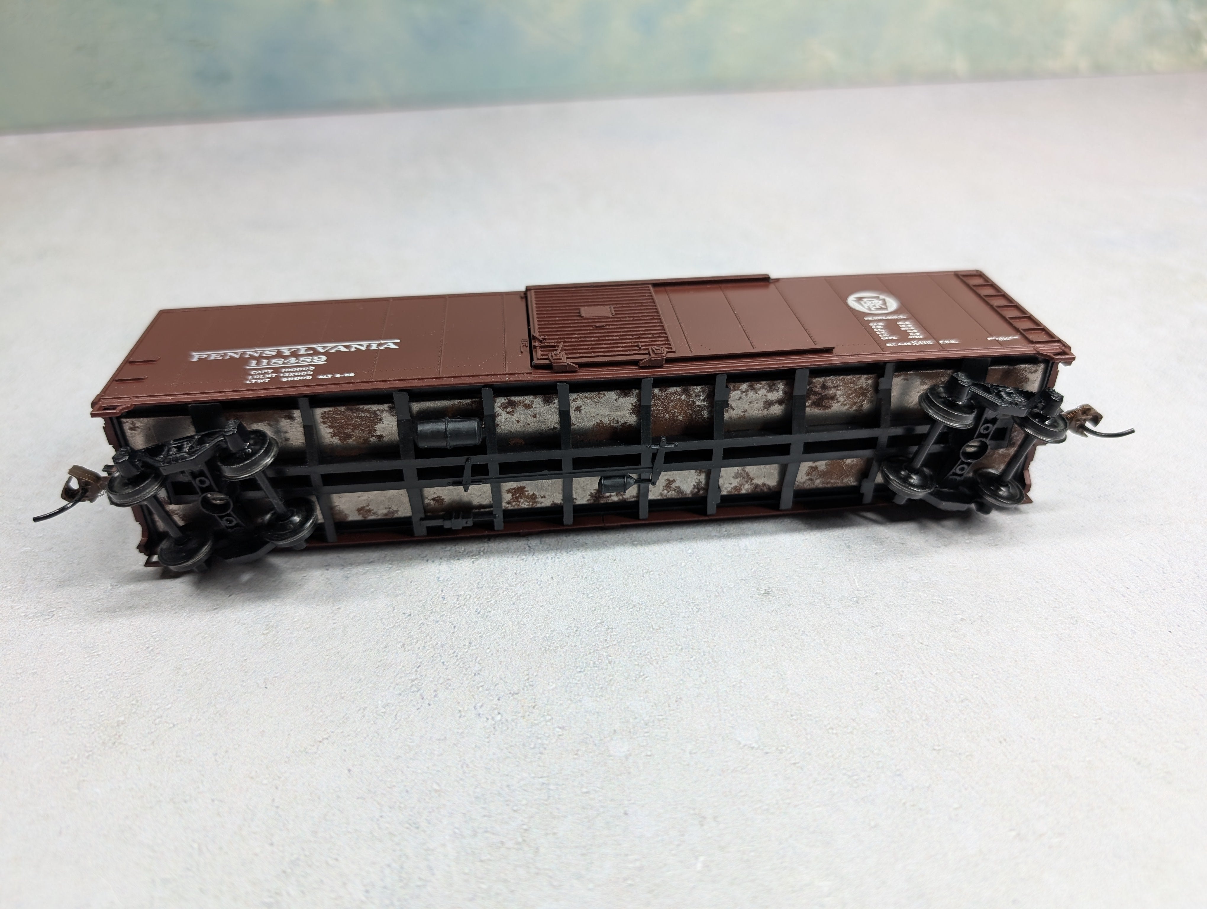 USED Athearn 5059 HO Scale 50' Box Car Pennsylvania PRR #118489