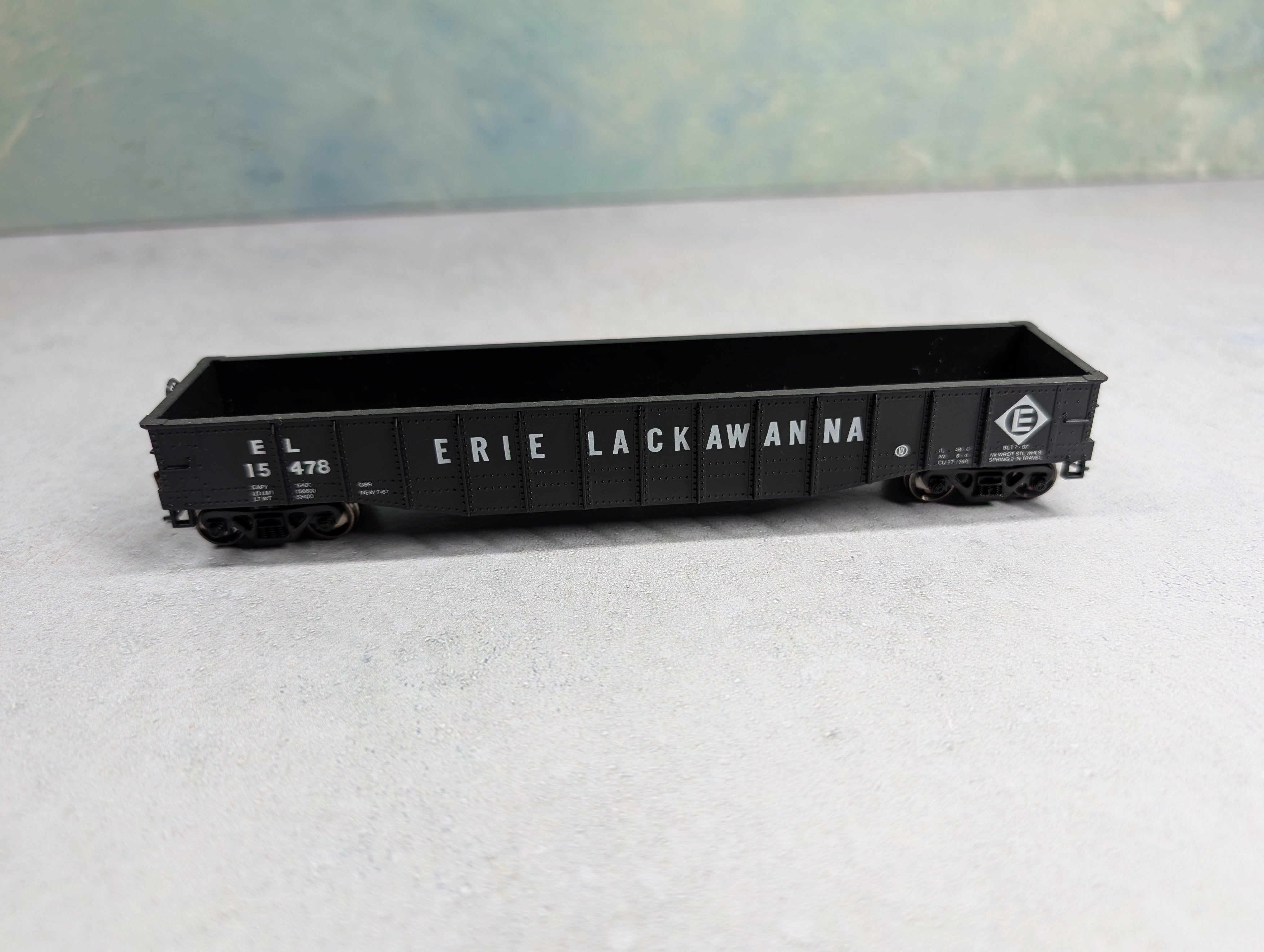 USED Athearn HO Scale 50' Gondola Erie Lackawanna EL #15478