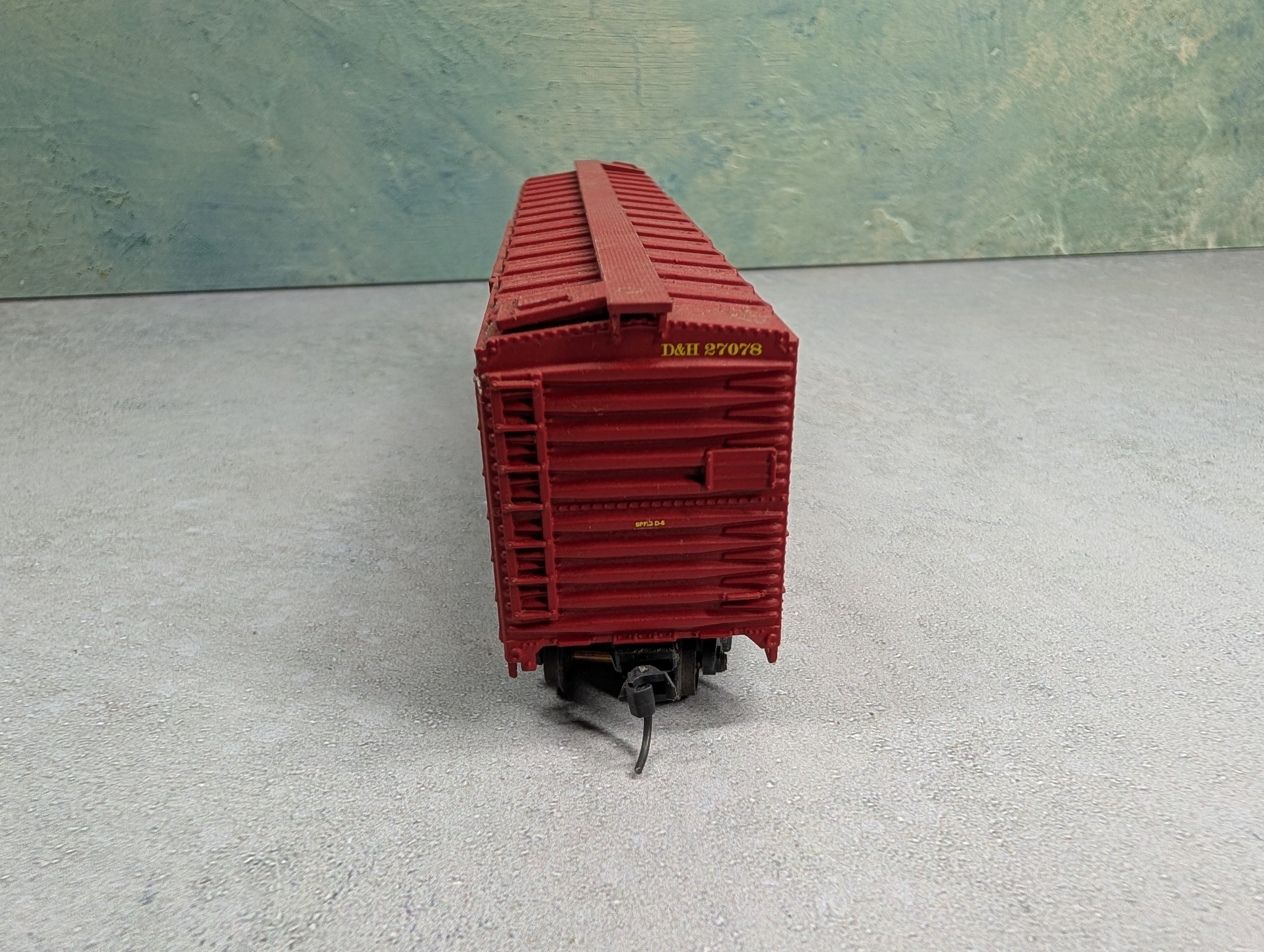 USED Athearn HO Scale 50' Box Car Delaware and Hudson D&H #27078