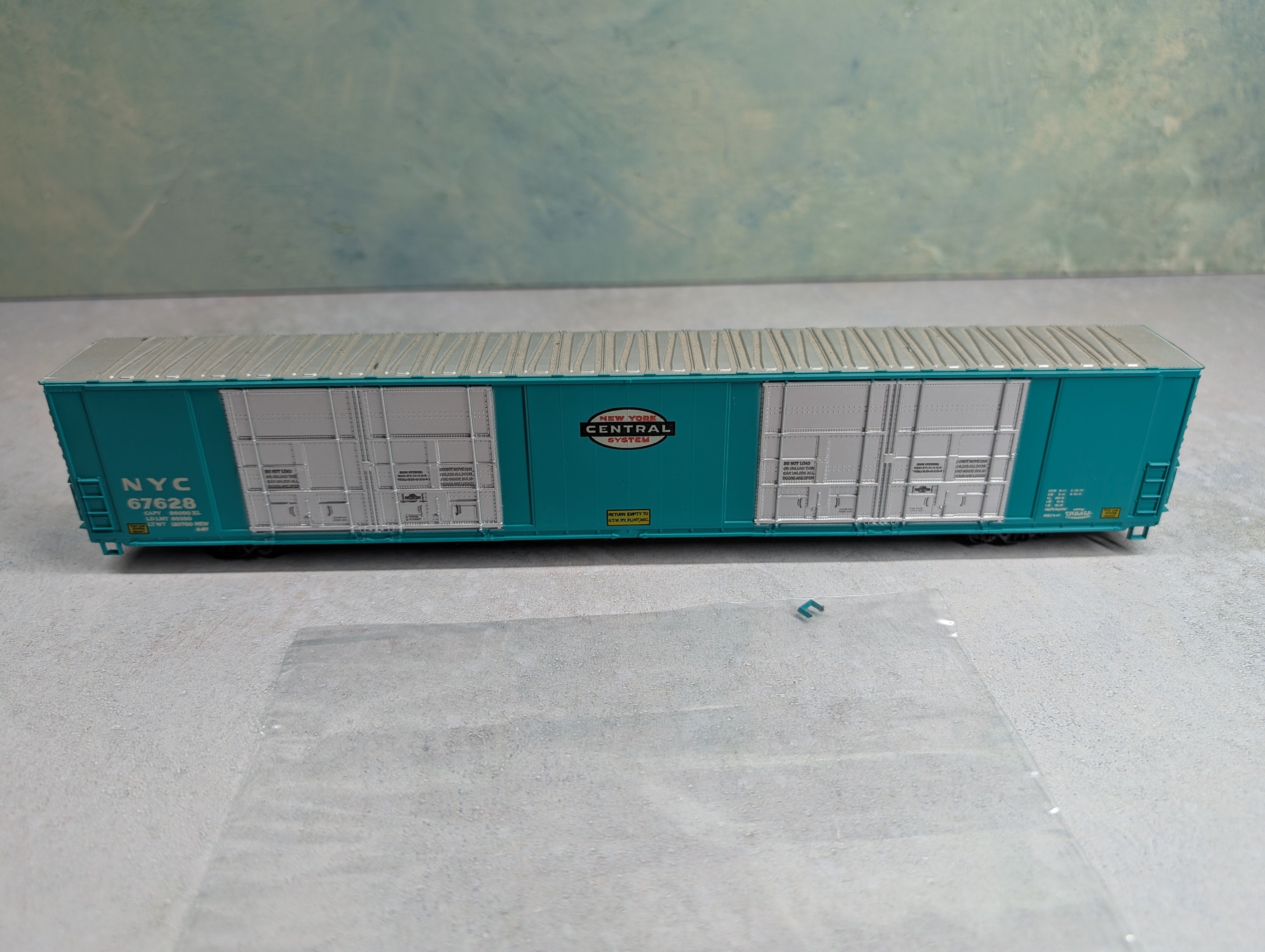 USED Athearn HO Scale 86' Hi-Cube Box Car New York Central NYC #67628