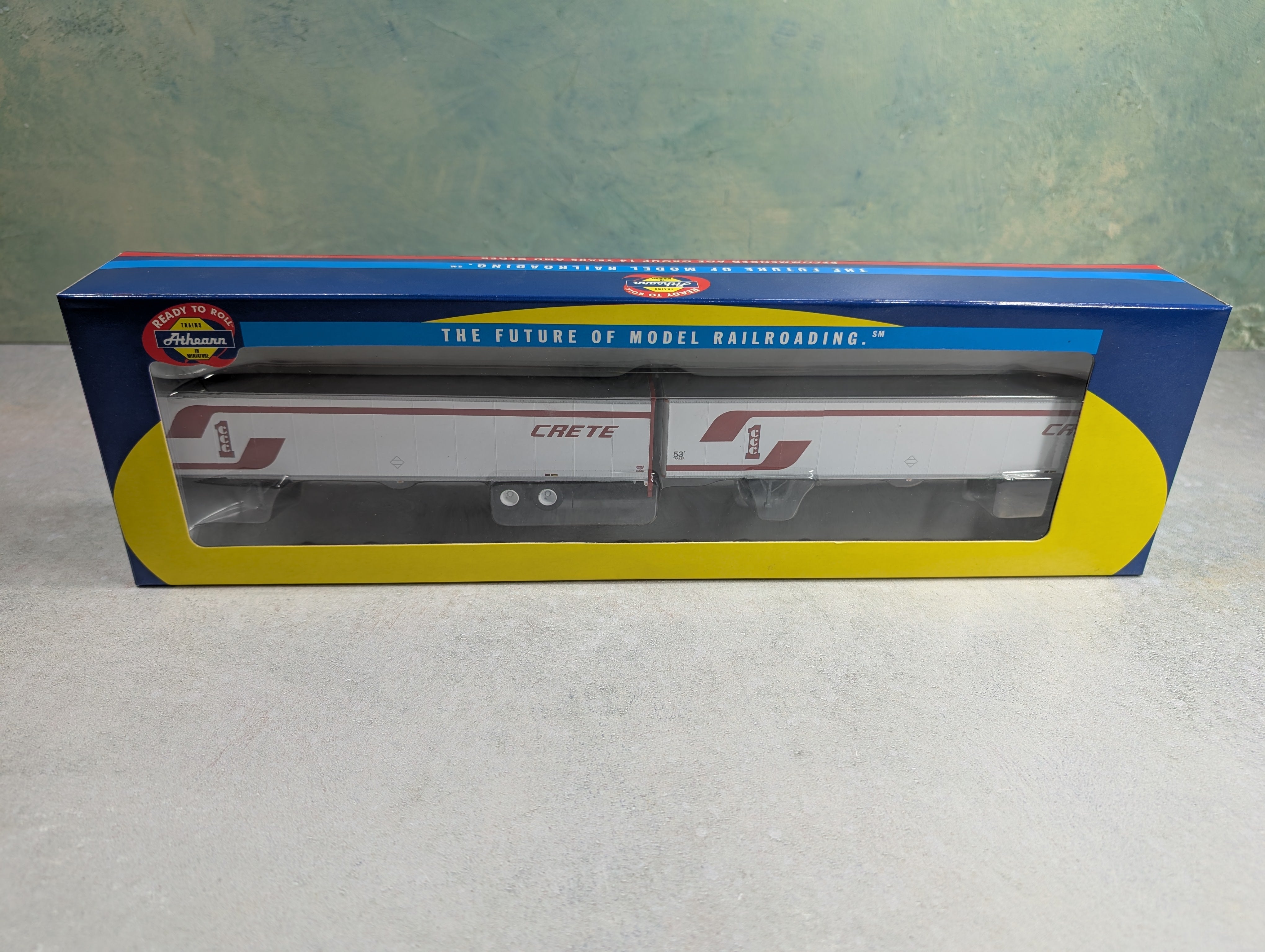 Athearn 28414 HO Scale 53' Wabash Duraplate Trailers Crete (2 pcs)