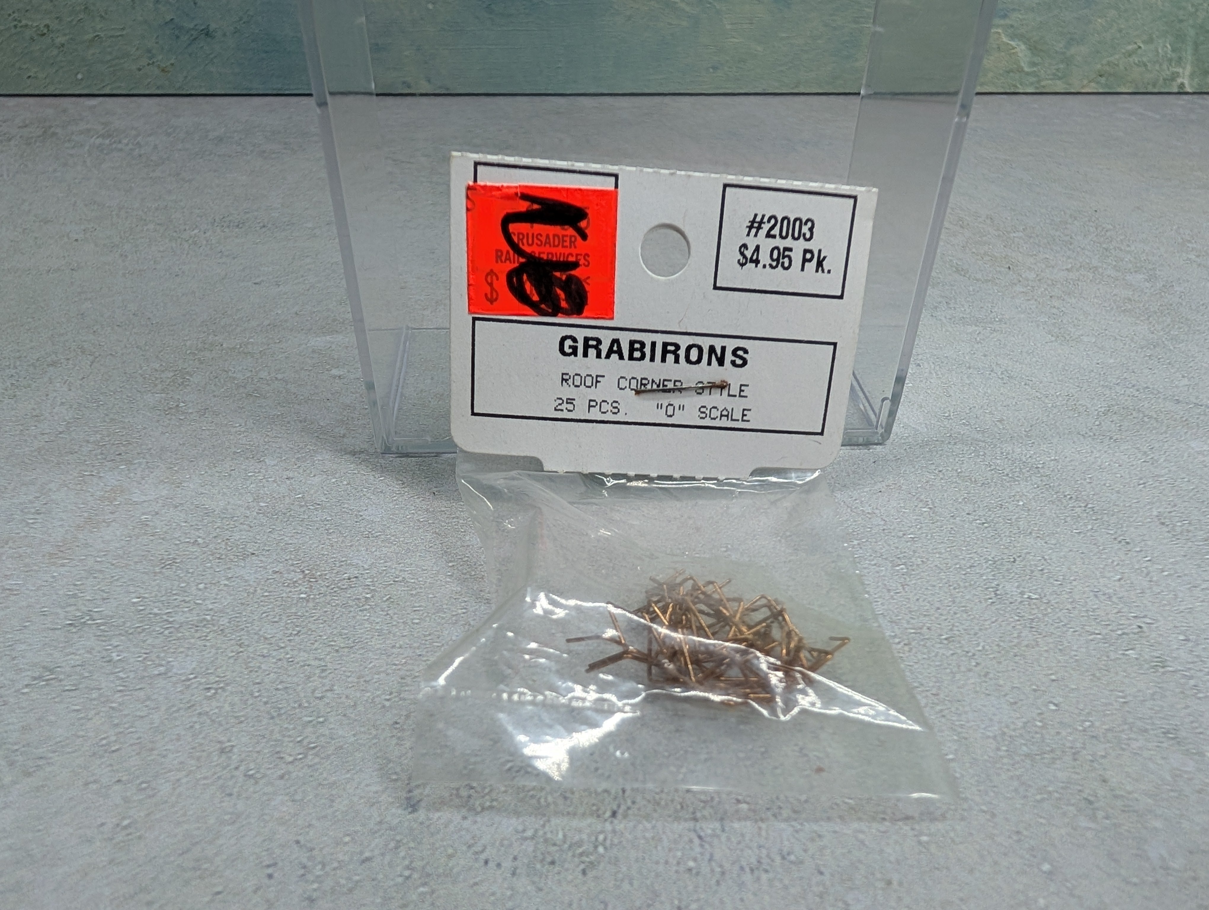 Tichy Train Group 2003 O Roof Corner Style Grabirons (25 pcs)