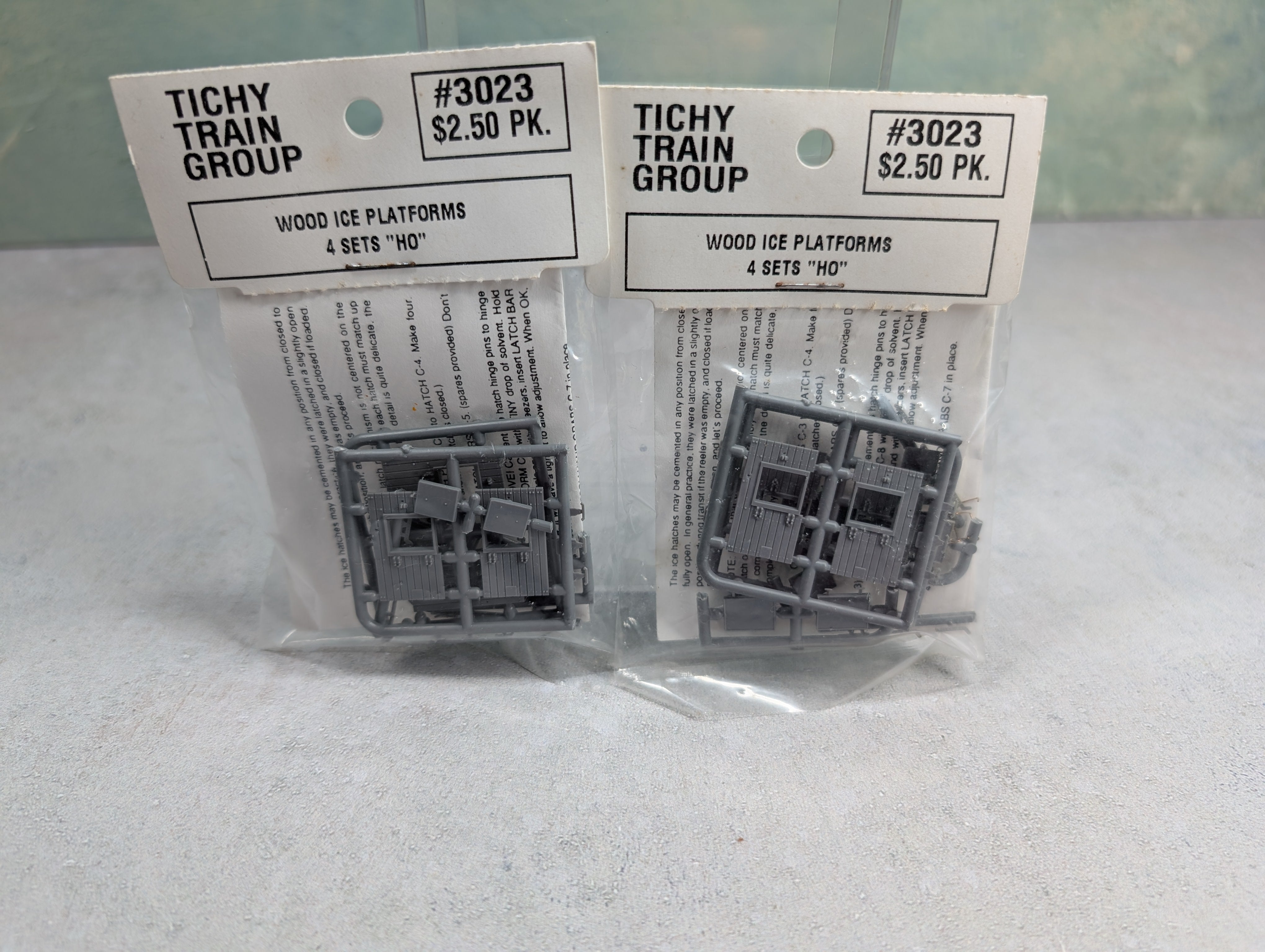 Tichy Train Group 3023 HO Scale Wood Ice Platforms (8 Sets pcs)