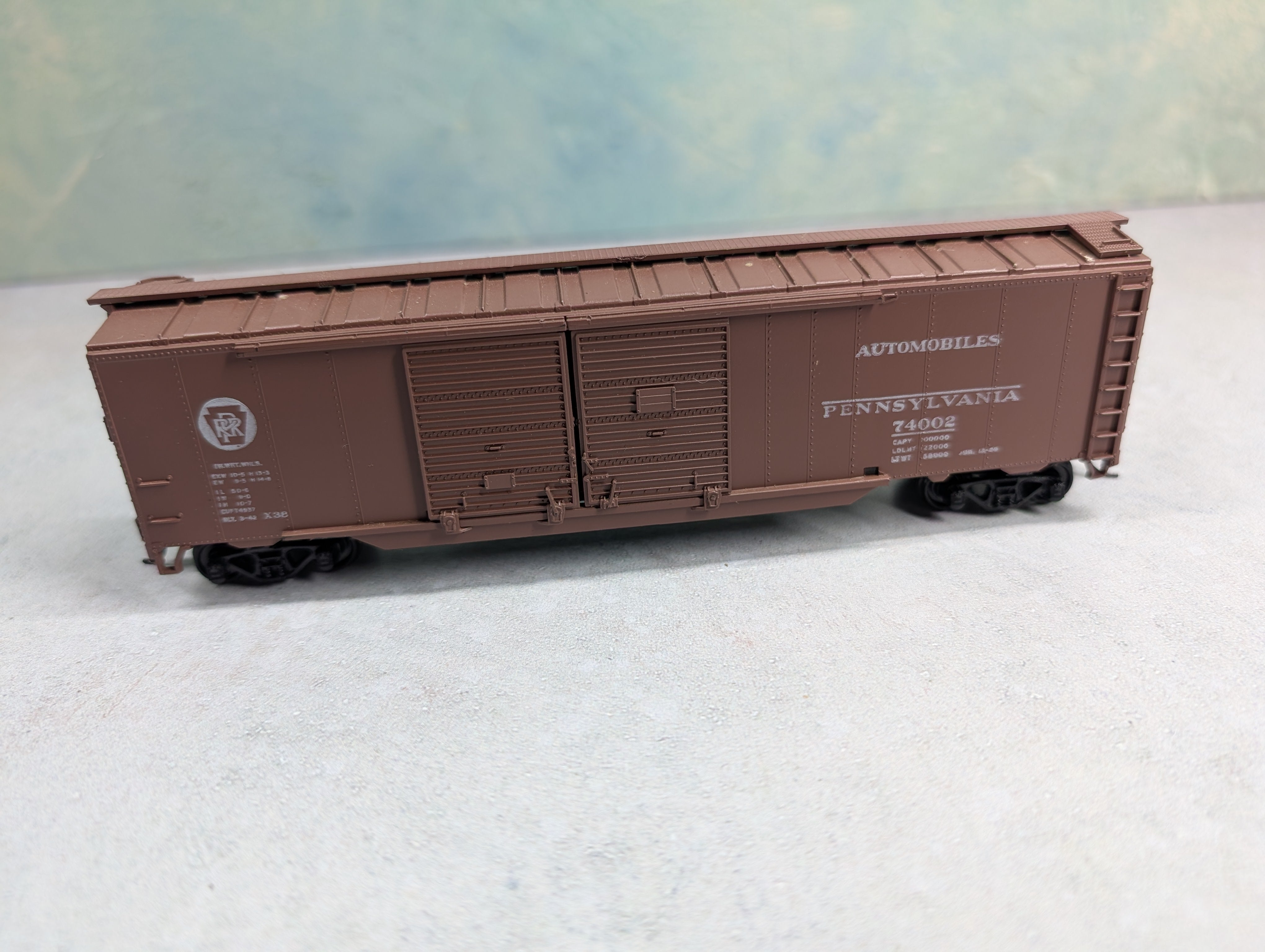 USED Athearn HO Scale 50' DD Box Car Pennsylvania #74002