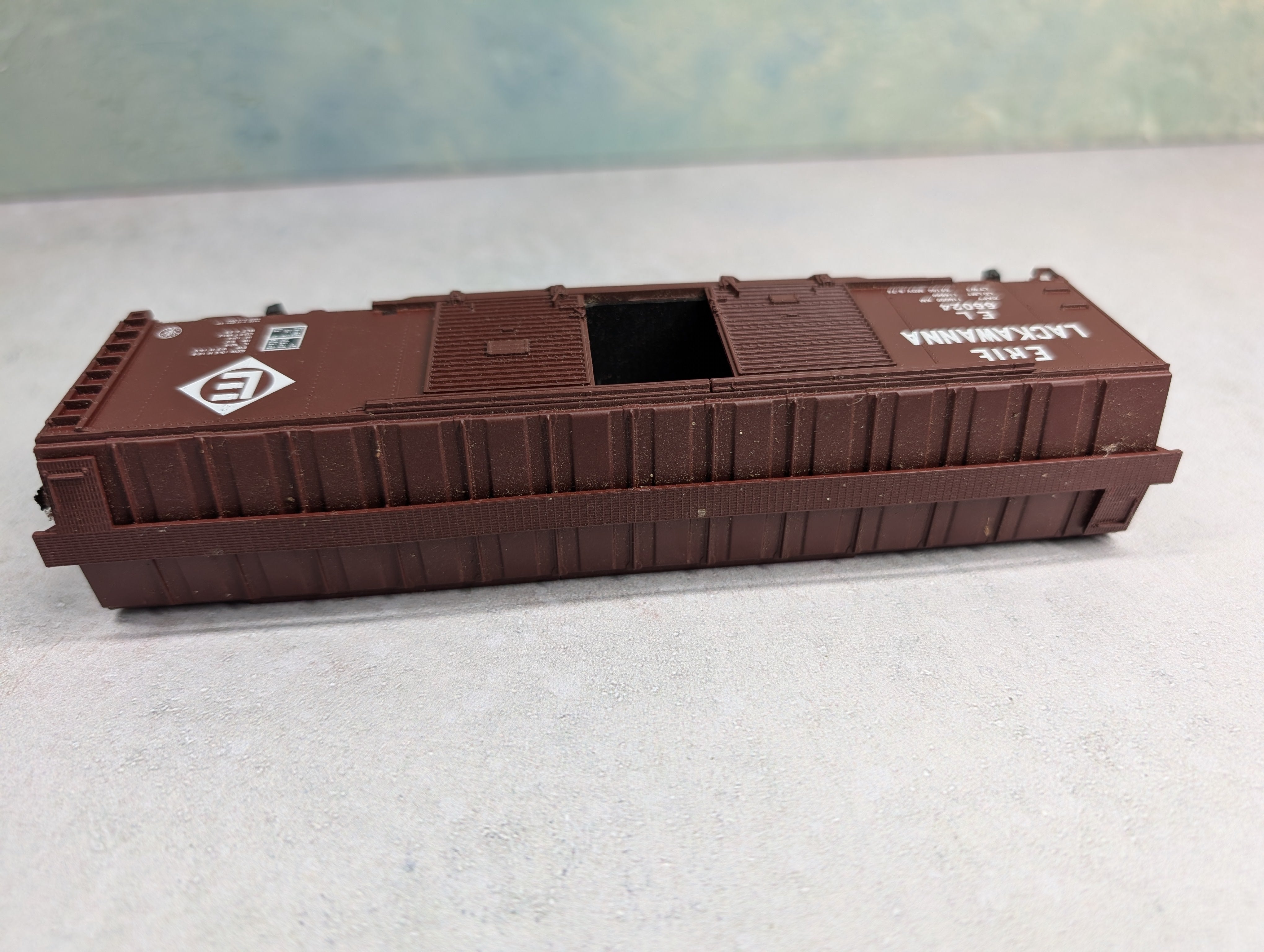 USED Athearn HO Scale 50' DD Box Car Erie Lackawanna EL #66024