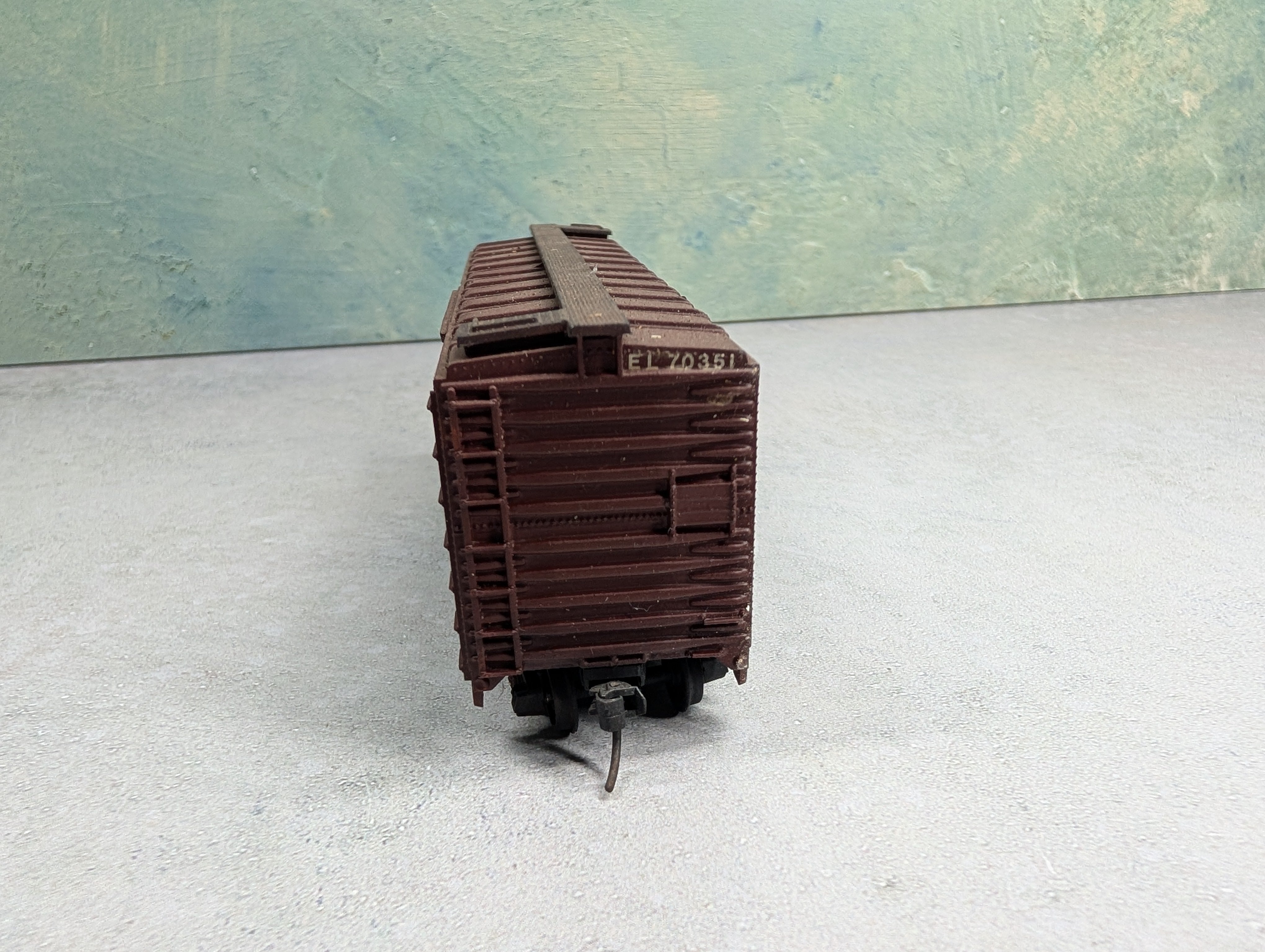 USED Athearn HO Scale 40' Box Car Erie Lackawanna EL #70351 Custom Decals